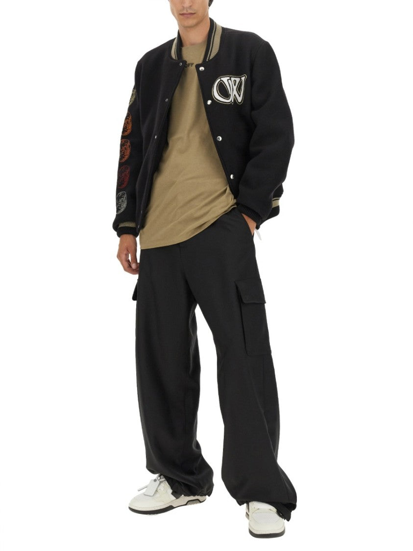 Oversized T-Shirt With Back Arrow Embroidery