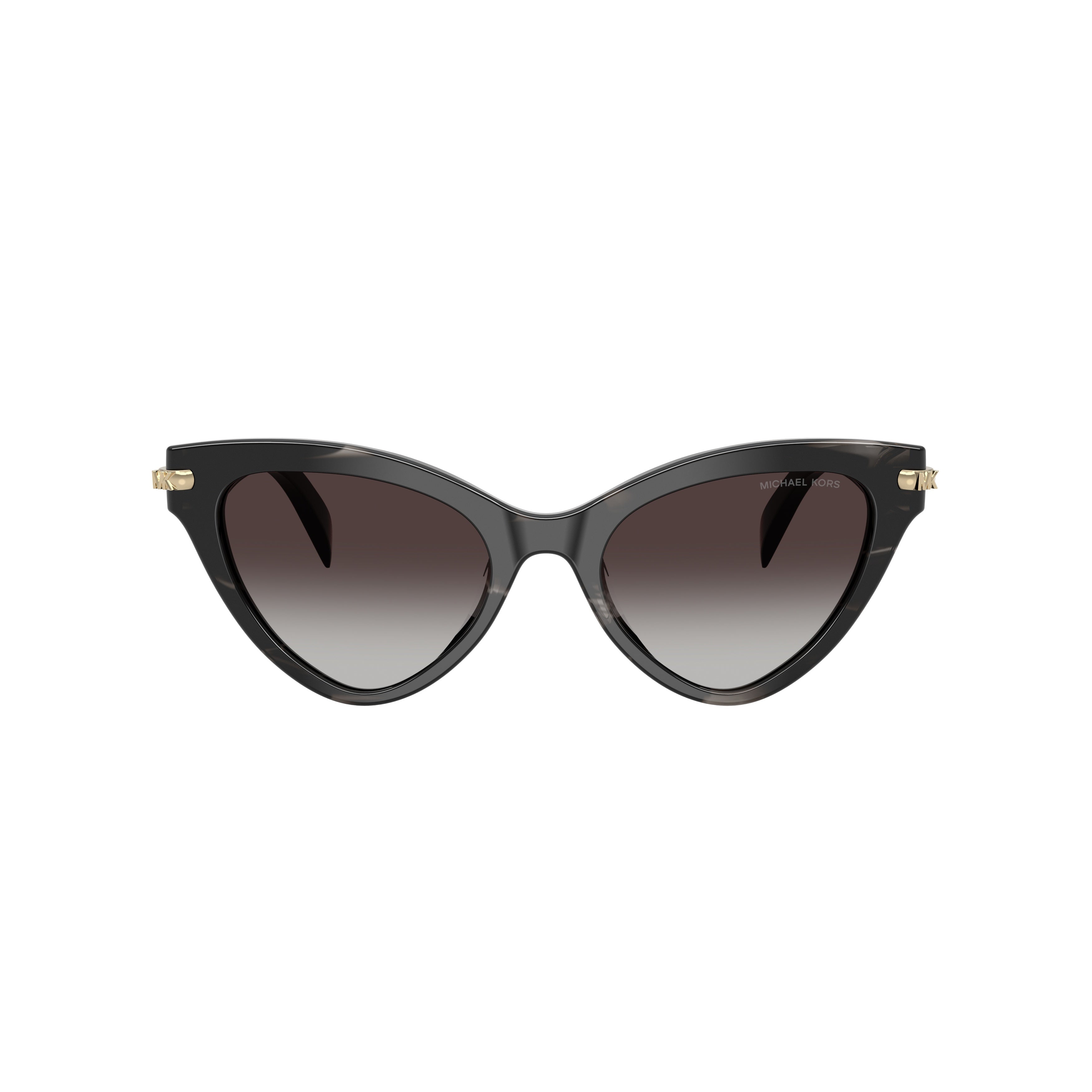 0mk2259u Cat-Eye Sunglasses with Glossy Black Acetate Frame