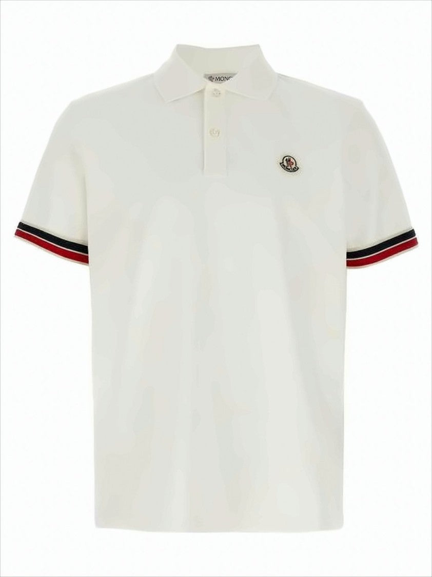 Short-Sleeve Polo Shirt With Contrasting Striped Accents