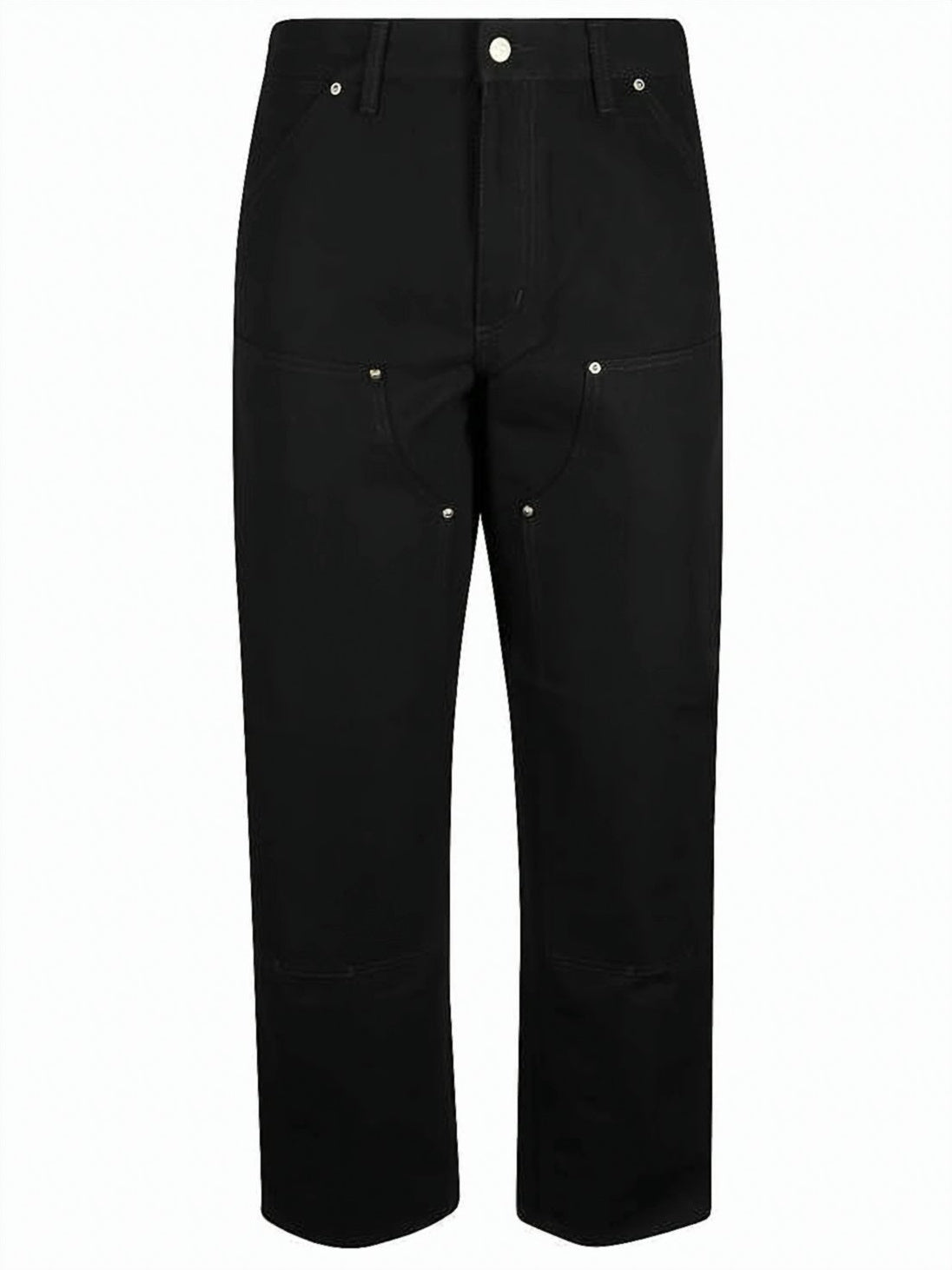 Straight-Leg Pants with Five-Pocket Design