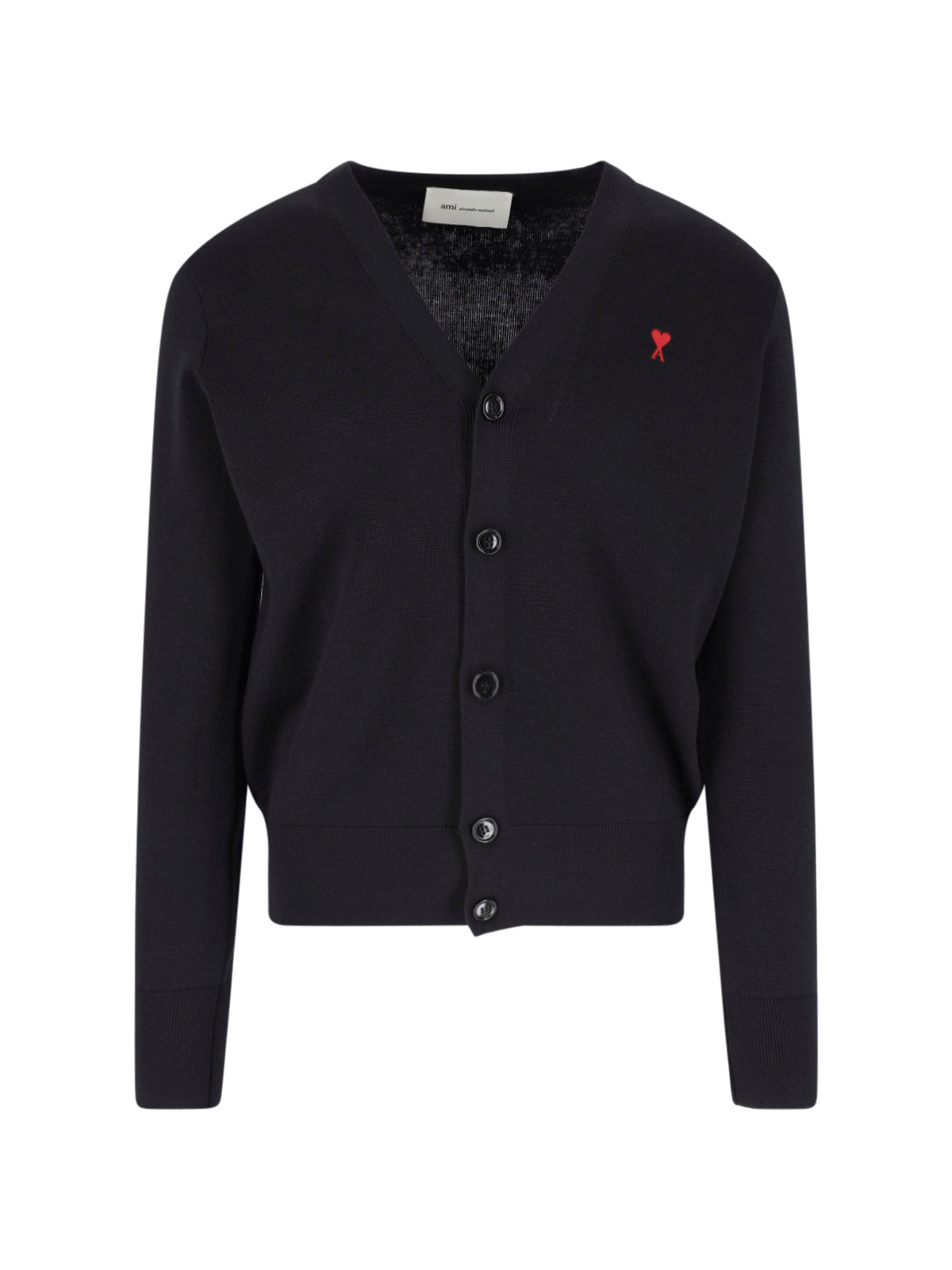 Black Ami de Coeur Wool Cardigan