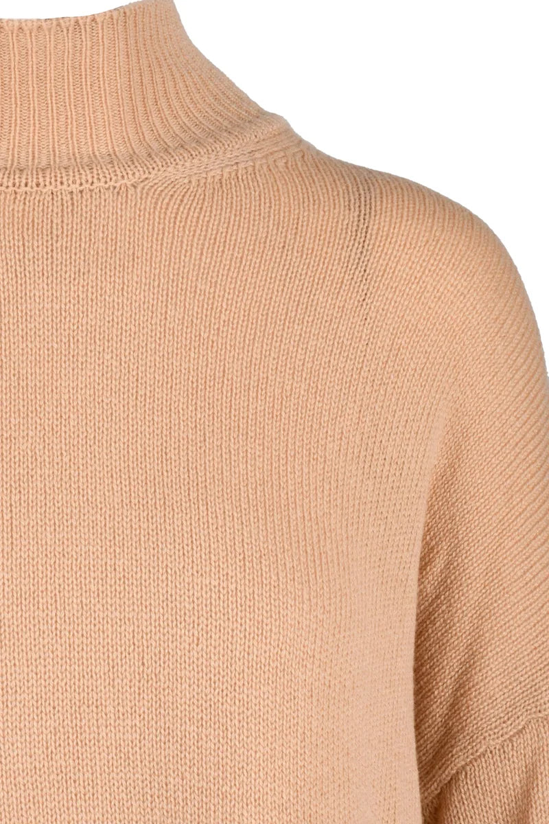 Cashmere Turtleneck Sweater - Beige
