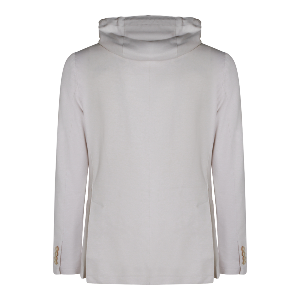 Tailored Sand Jacket With Hoodie