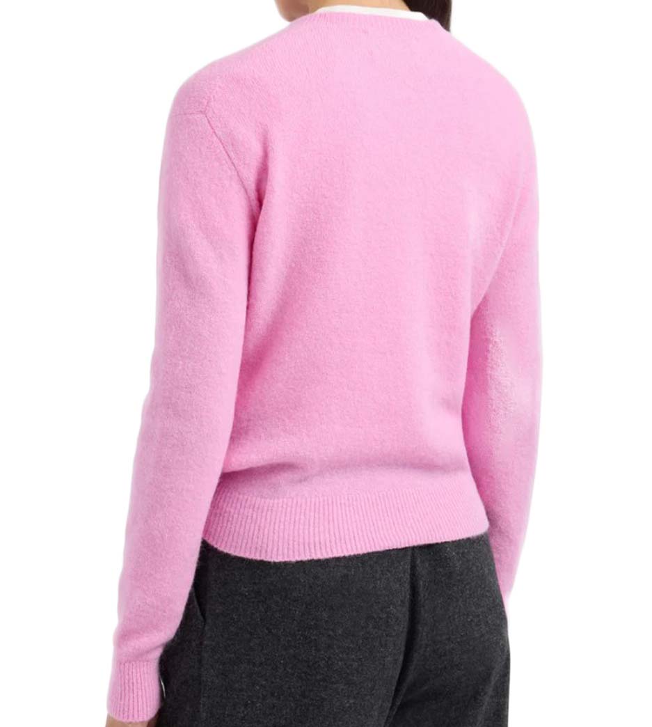 Solid Soft Pink Long-Sleeved Pullover