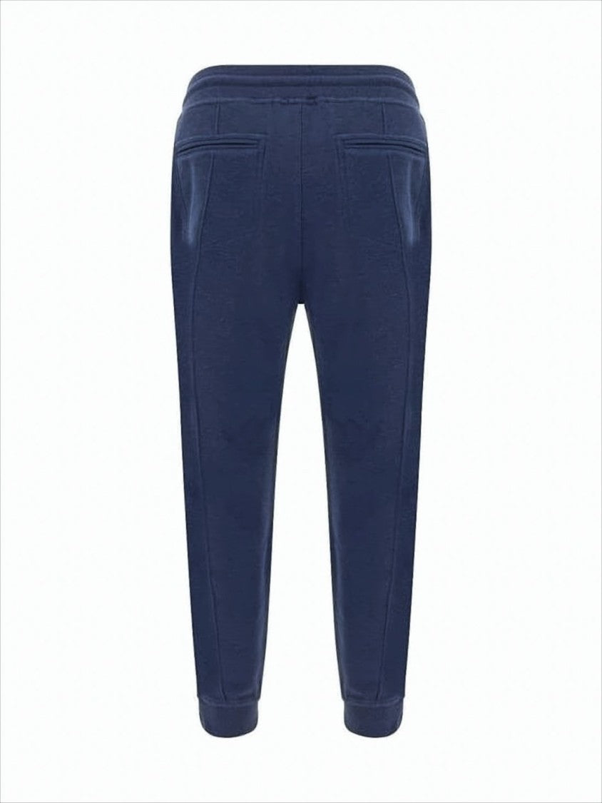 Tapered Track Pants with Drawstring Waistband