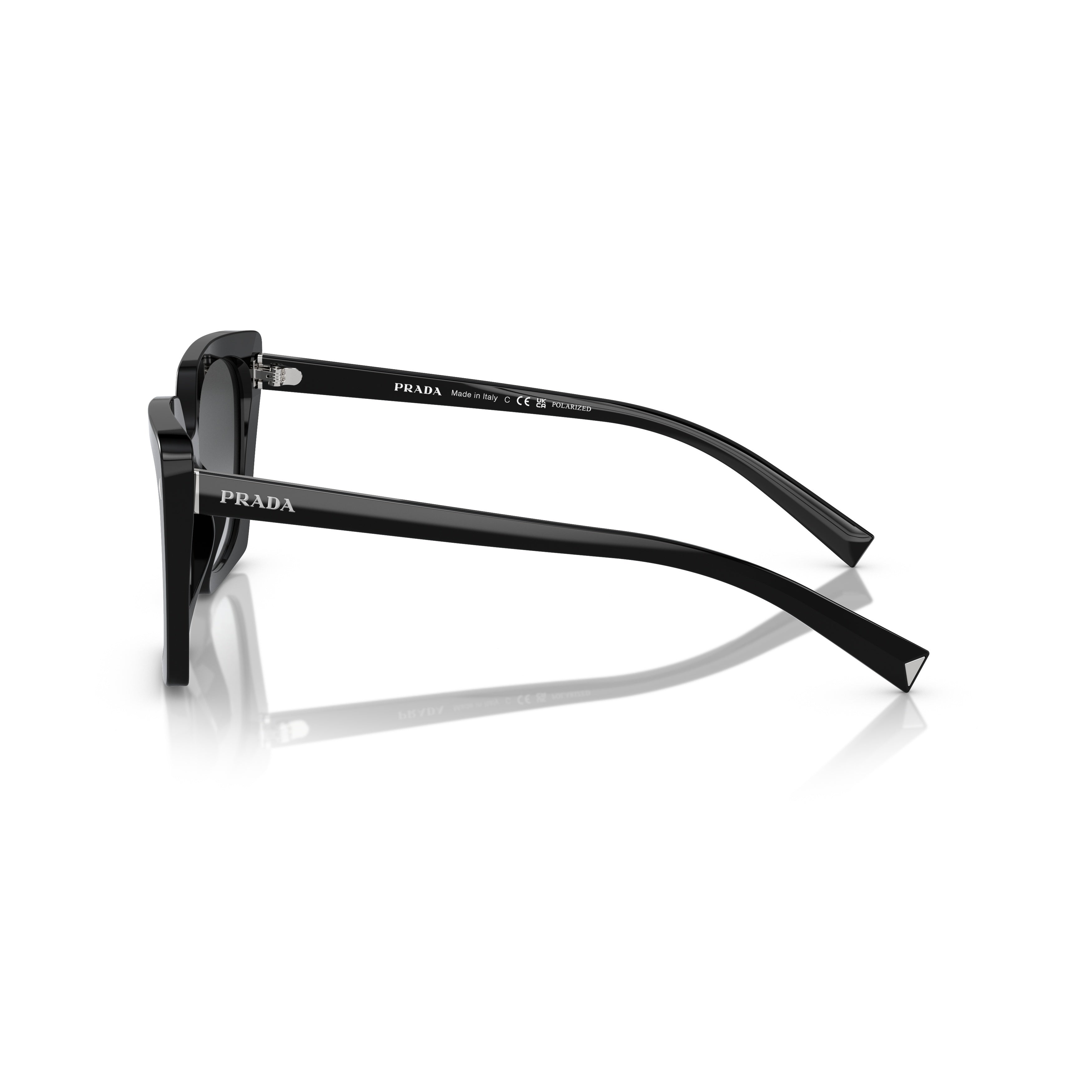 0pr 23zs Oversized Black Acetate Sunglasses