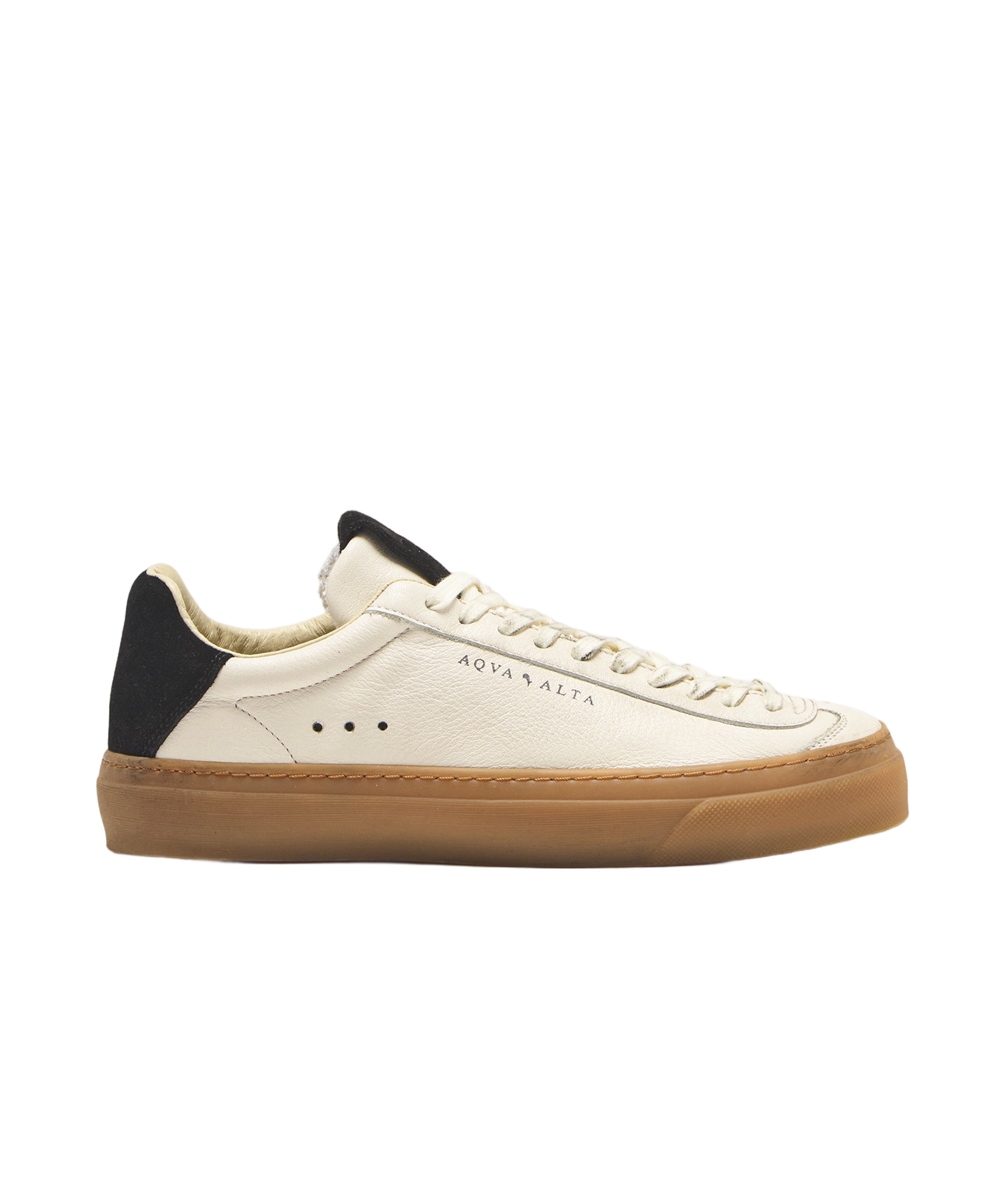 Aqua Alta Fondaco White Honey Black Sneakers
