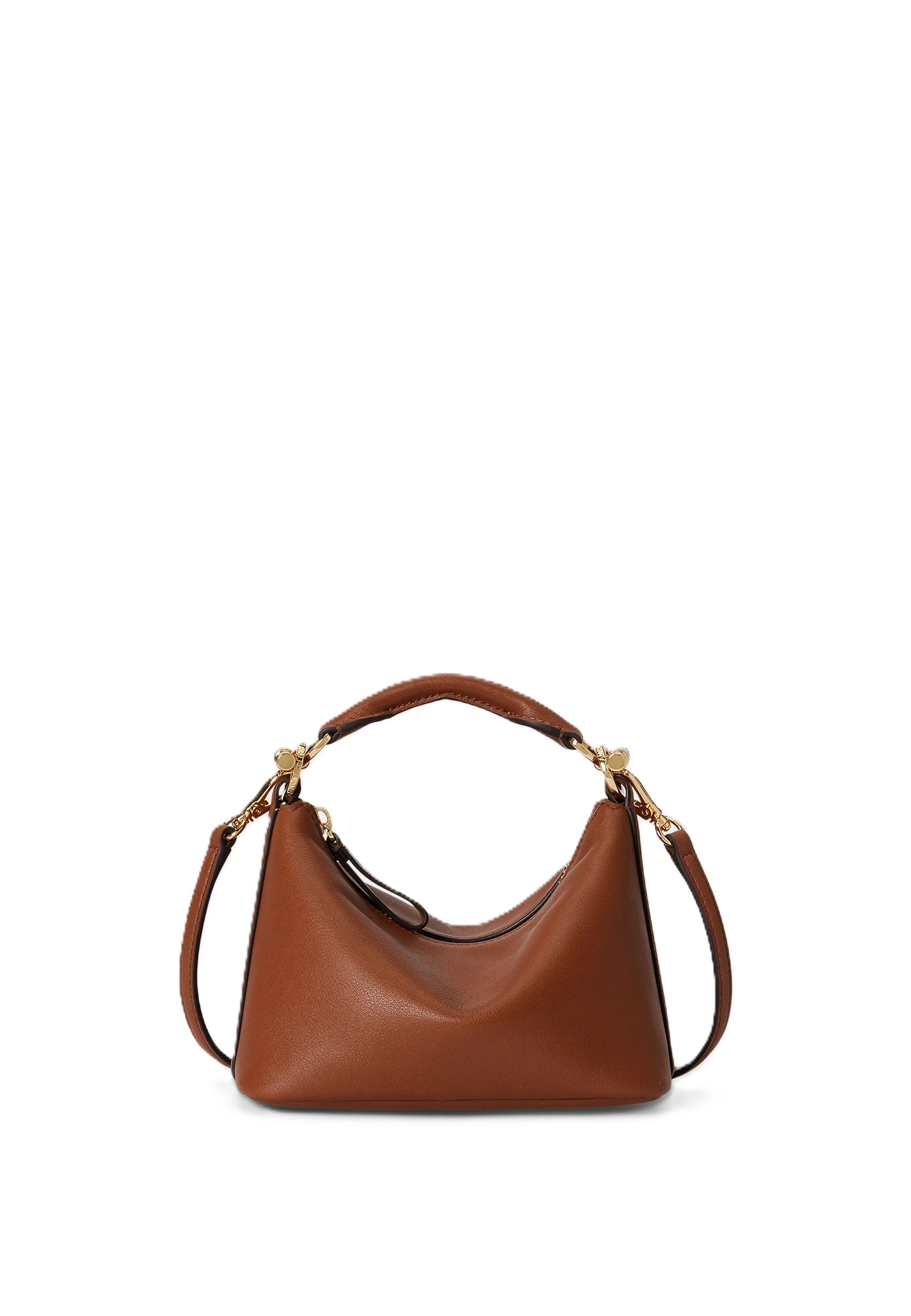 Structured Handbag in Rich Brown Leather