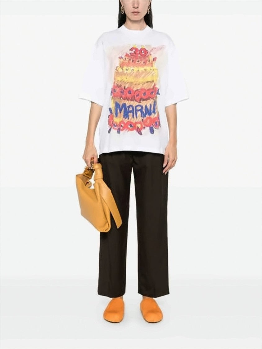 Relaxed Fit Artistic Print Short-Sleeve T-Shirt