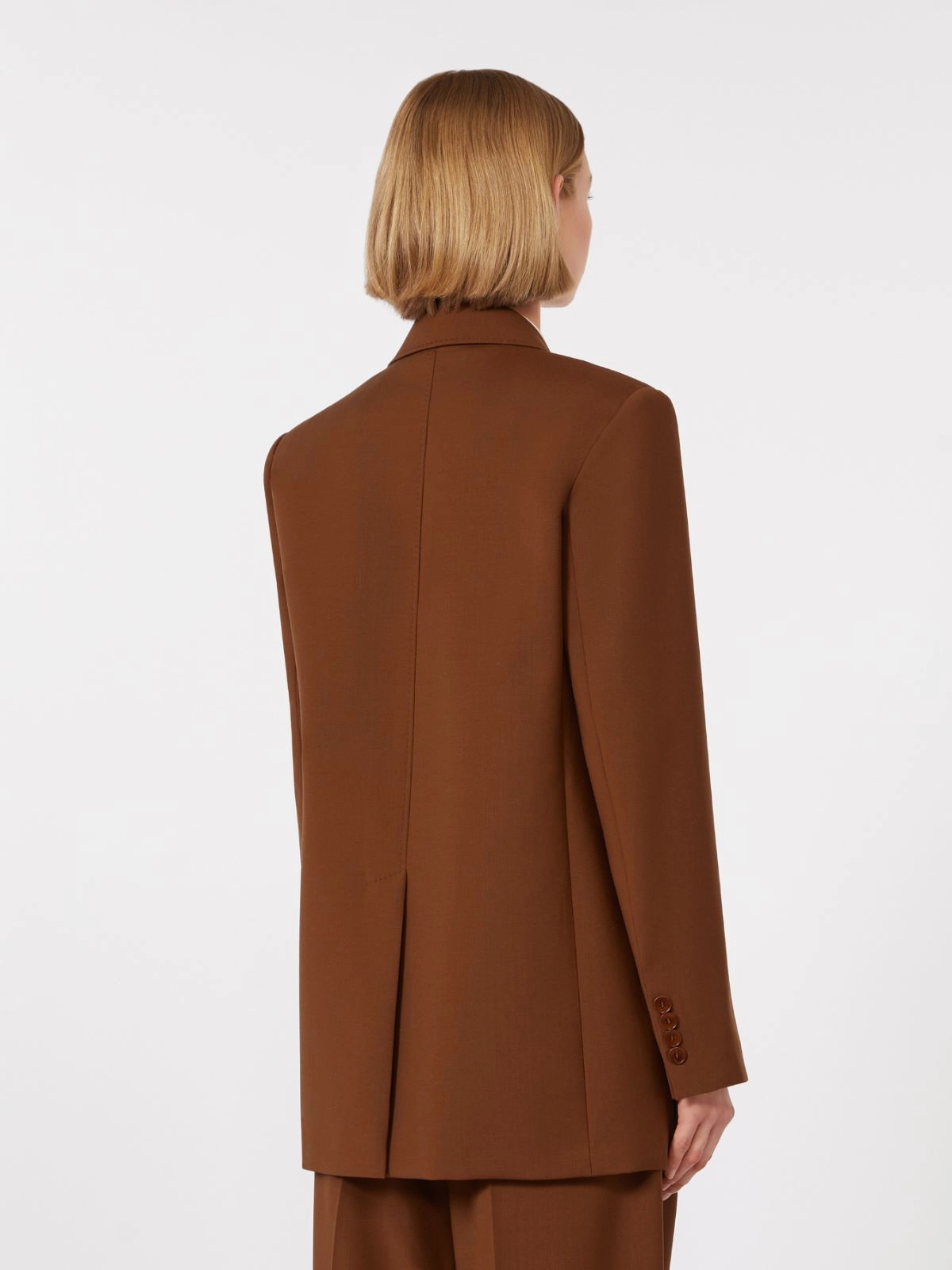 Structured Tailored Blazer with Sharp Shoulders