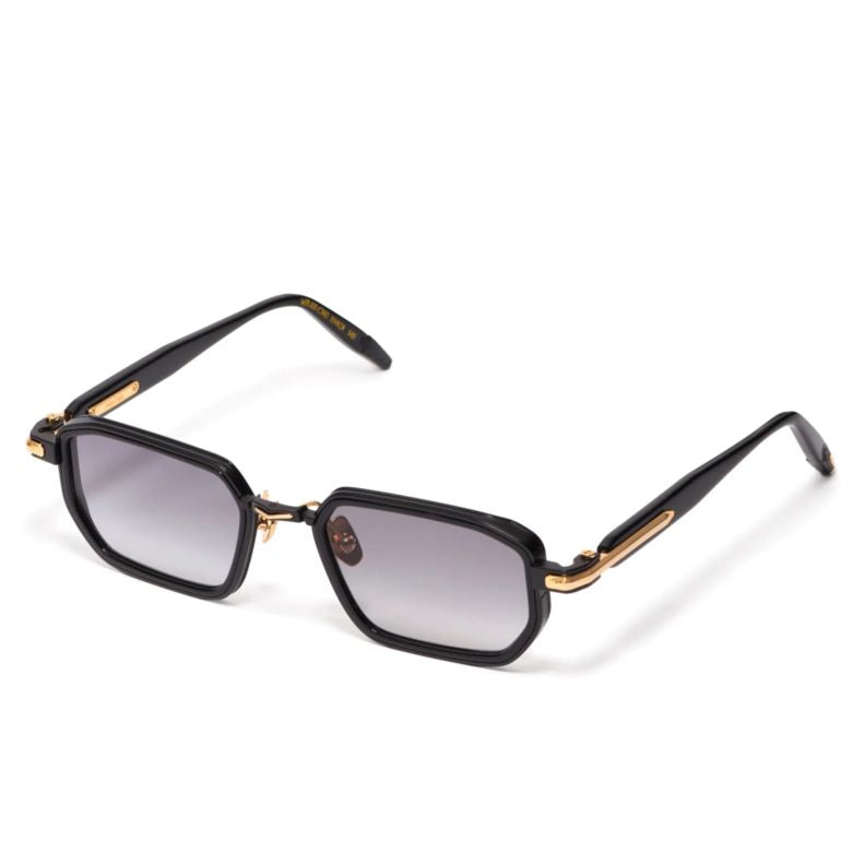 Miles Geometric Frame Sunglasses with Gold Detailing