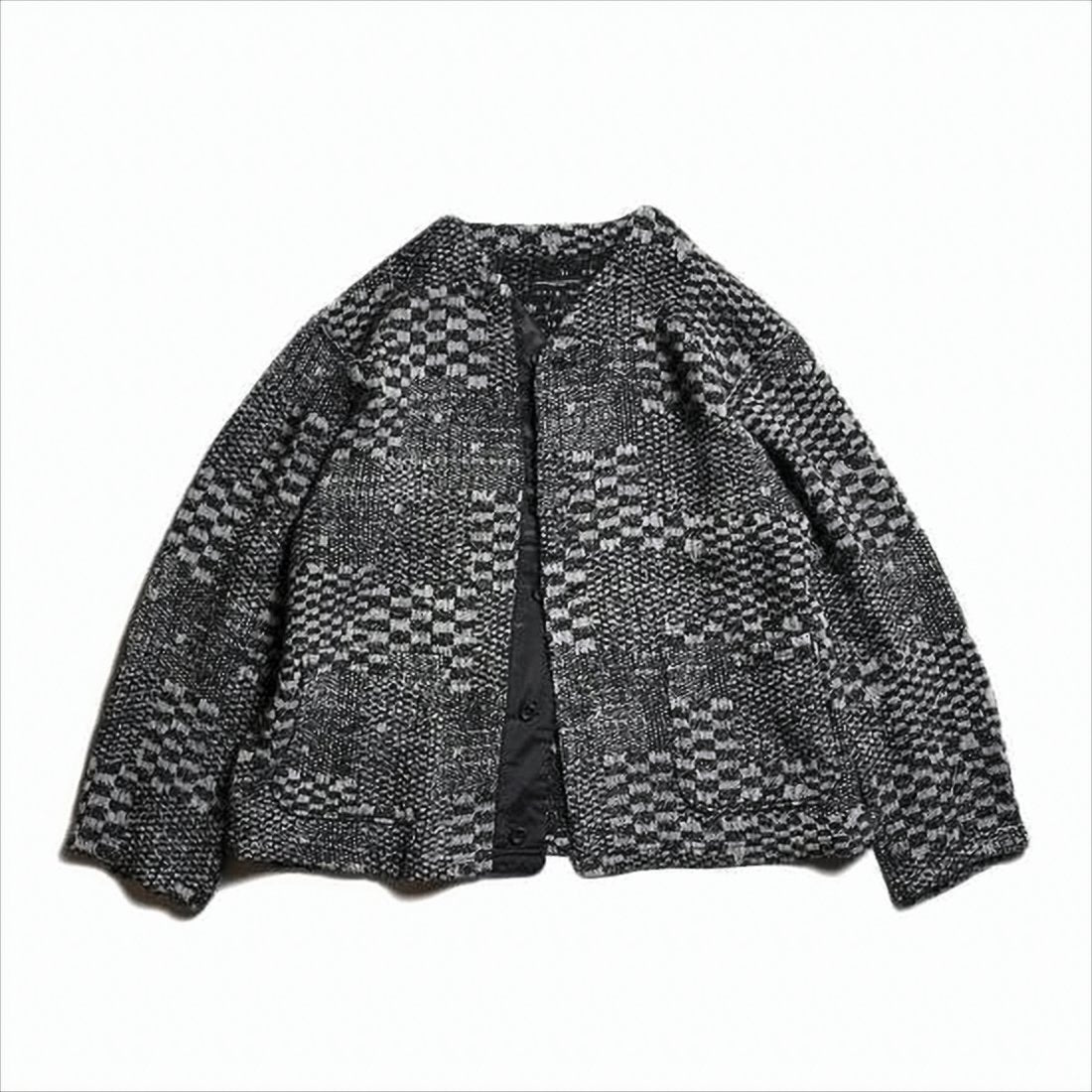 Textured Knit Cardigan with V-Neckline
