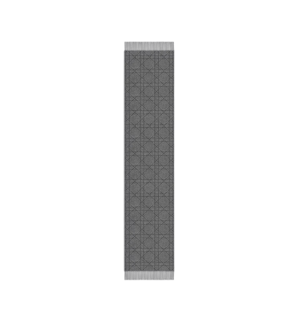 Paph Geometric Pattern Cashmere Scarf