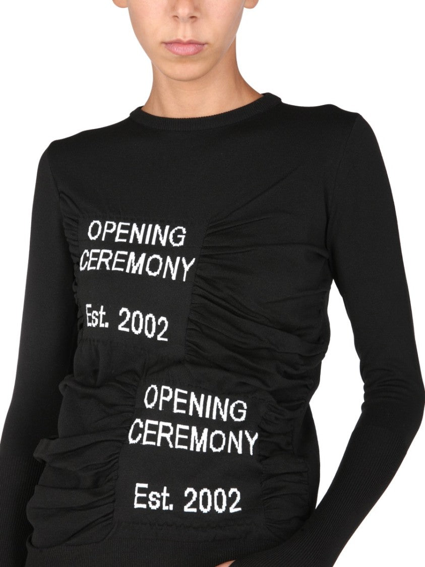 Fitted Crew Neck Sweater