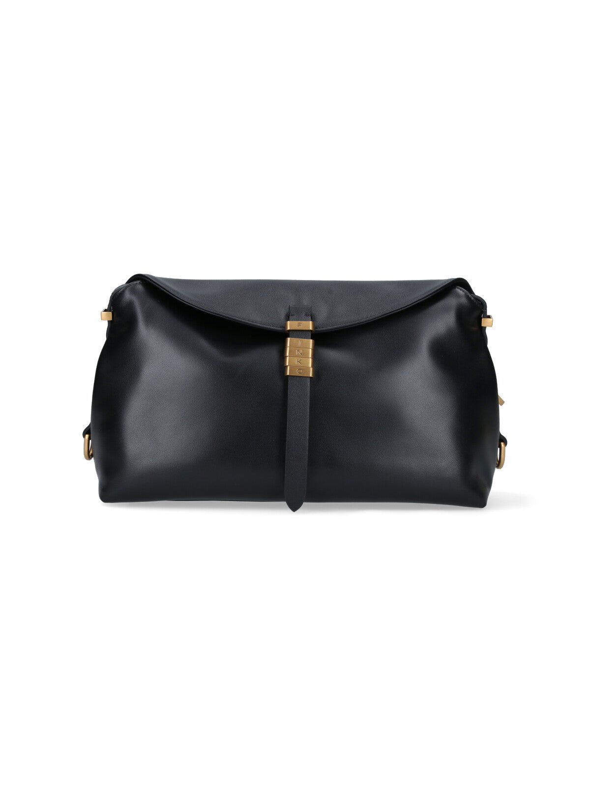 "Saddle" Shoulder Bag – Black