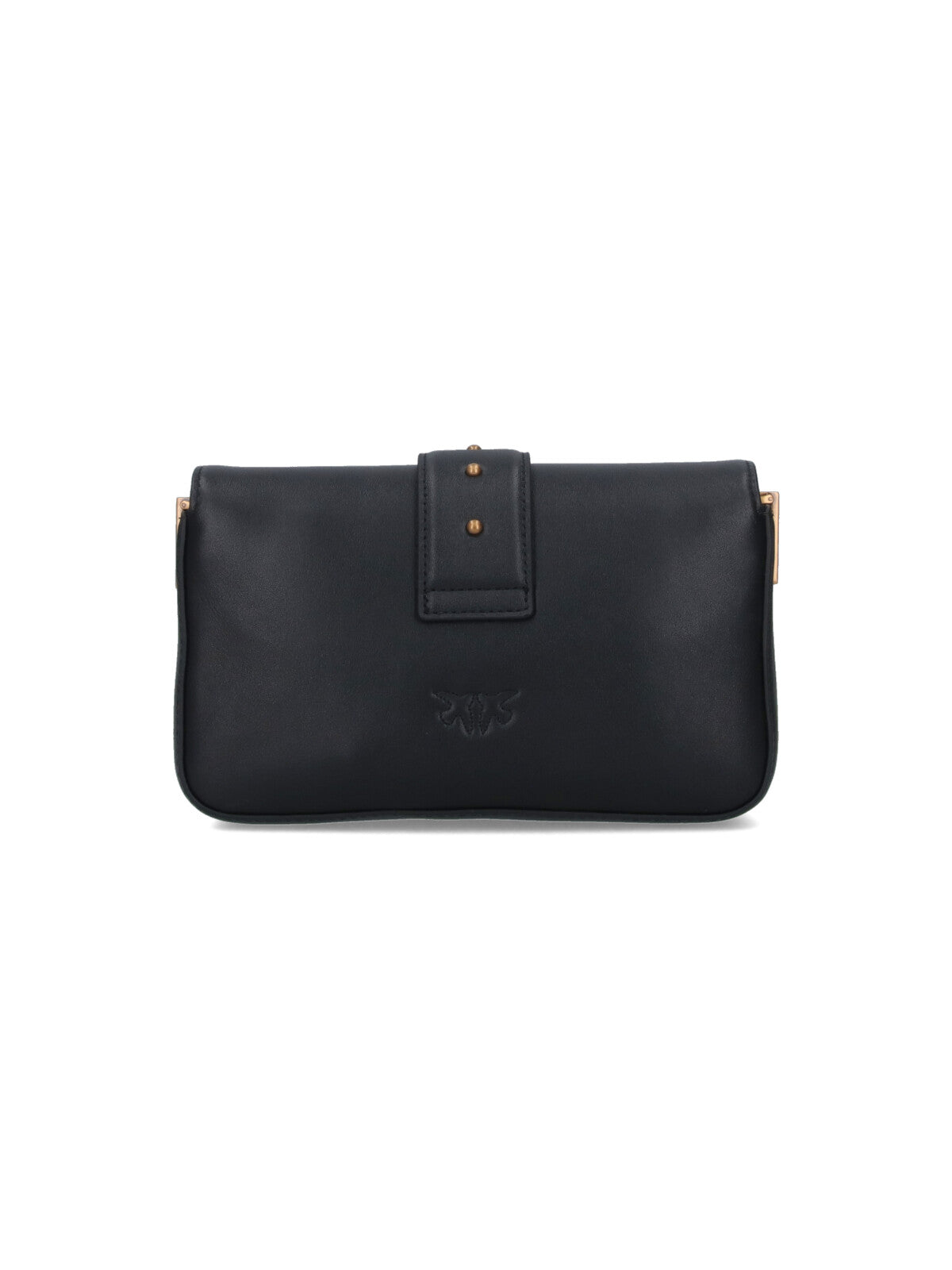 Structured Black Bag With Detachable Shoulder Strap