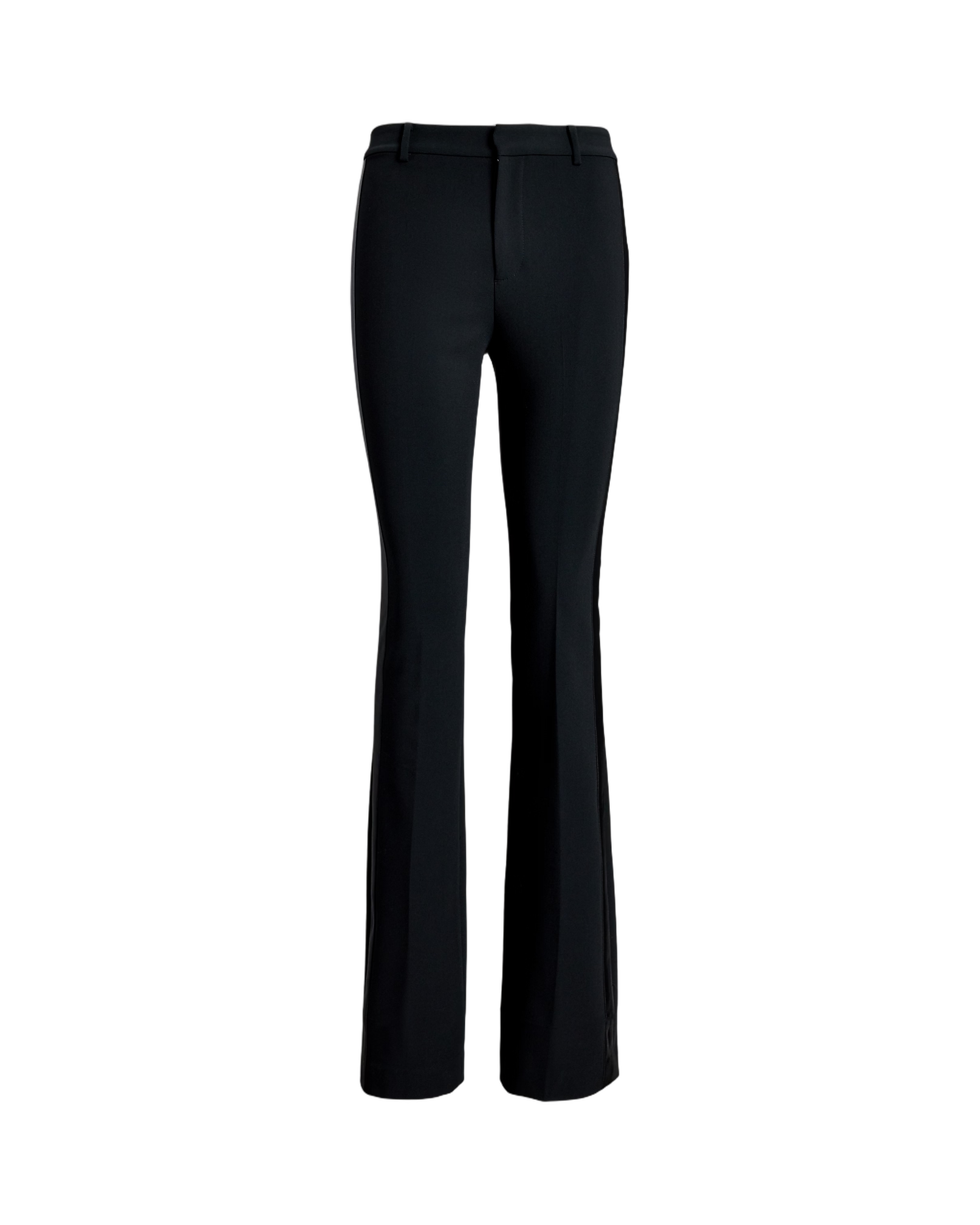 Korette Full-Length Flat-Front Pants With Modern Silhouette