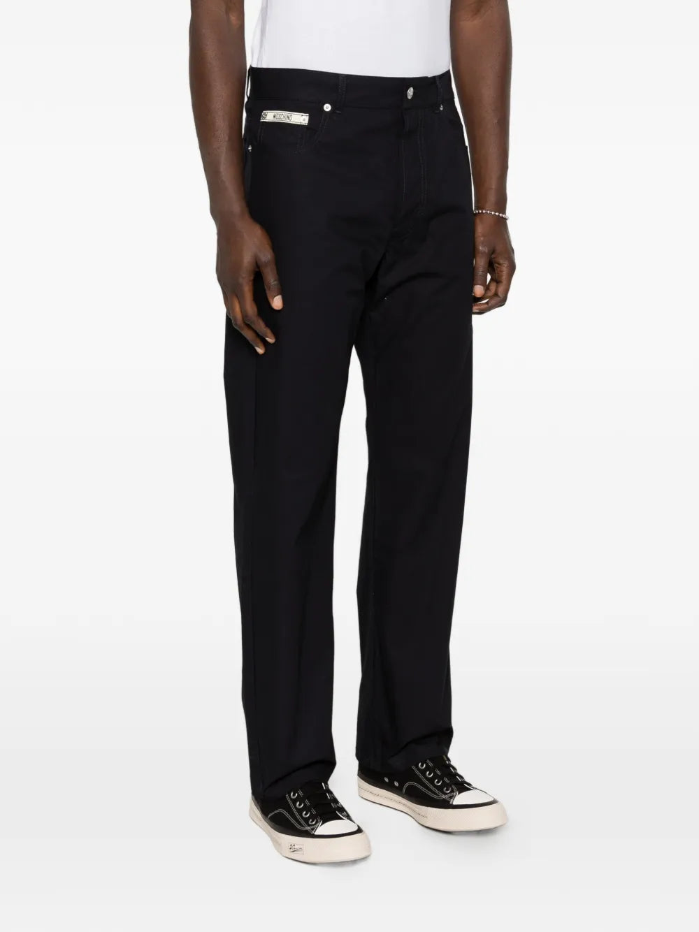 Straight-Leg Casual Pants With Classic Five-Pocket Design