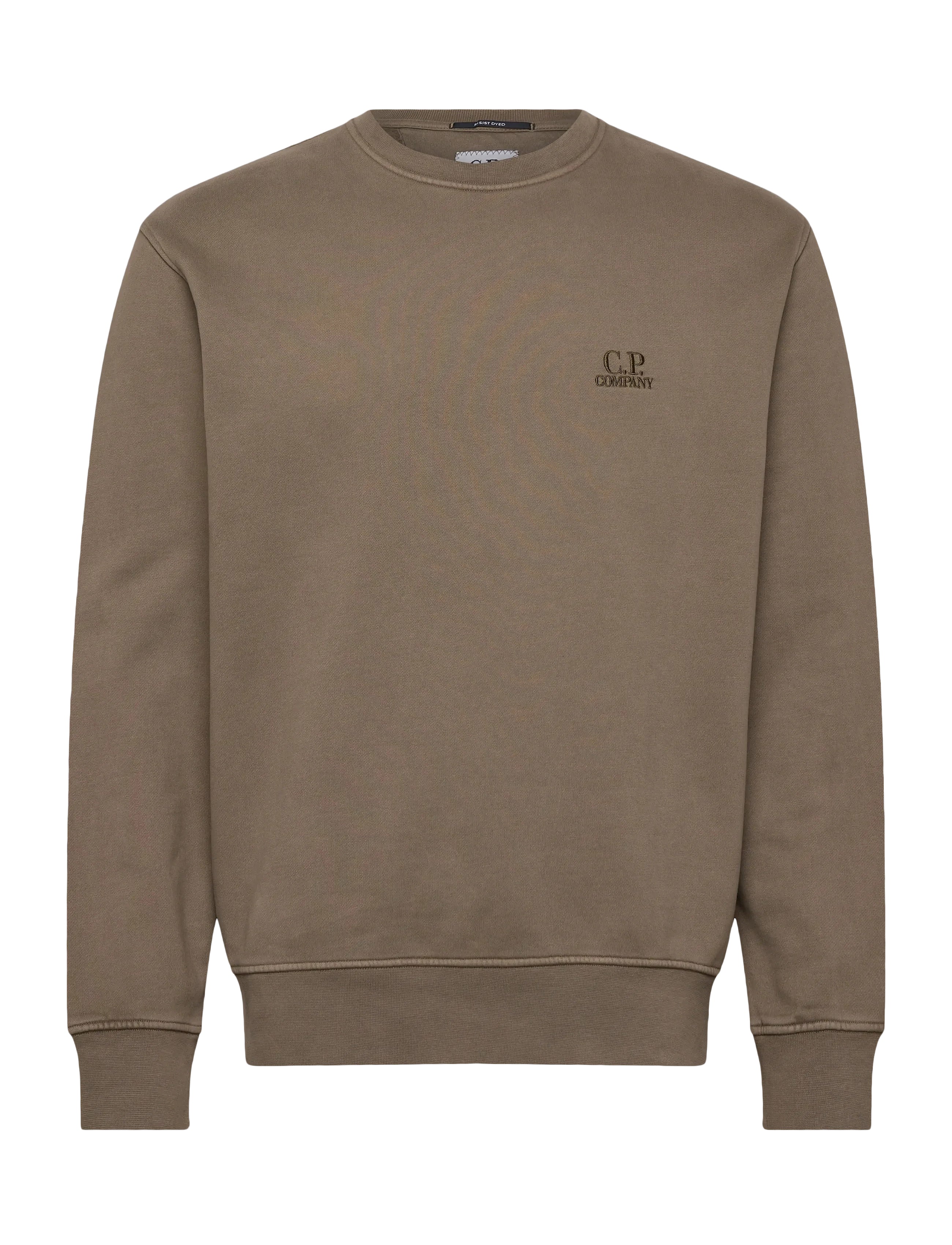 Long-Sleeve Crewneck Sweatshirt With Subtle Logo Detail