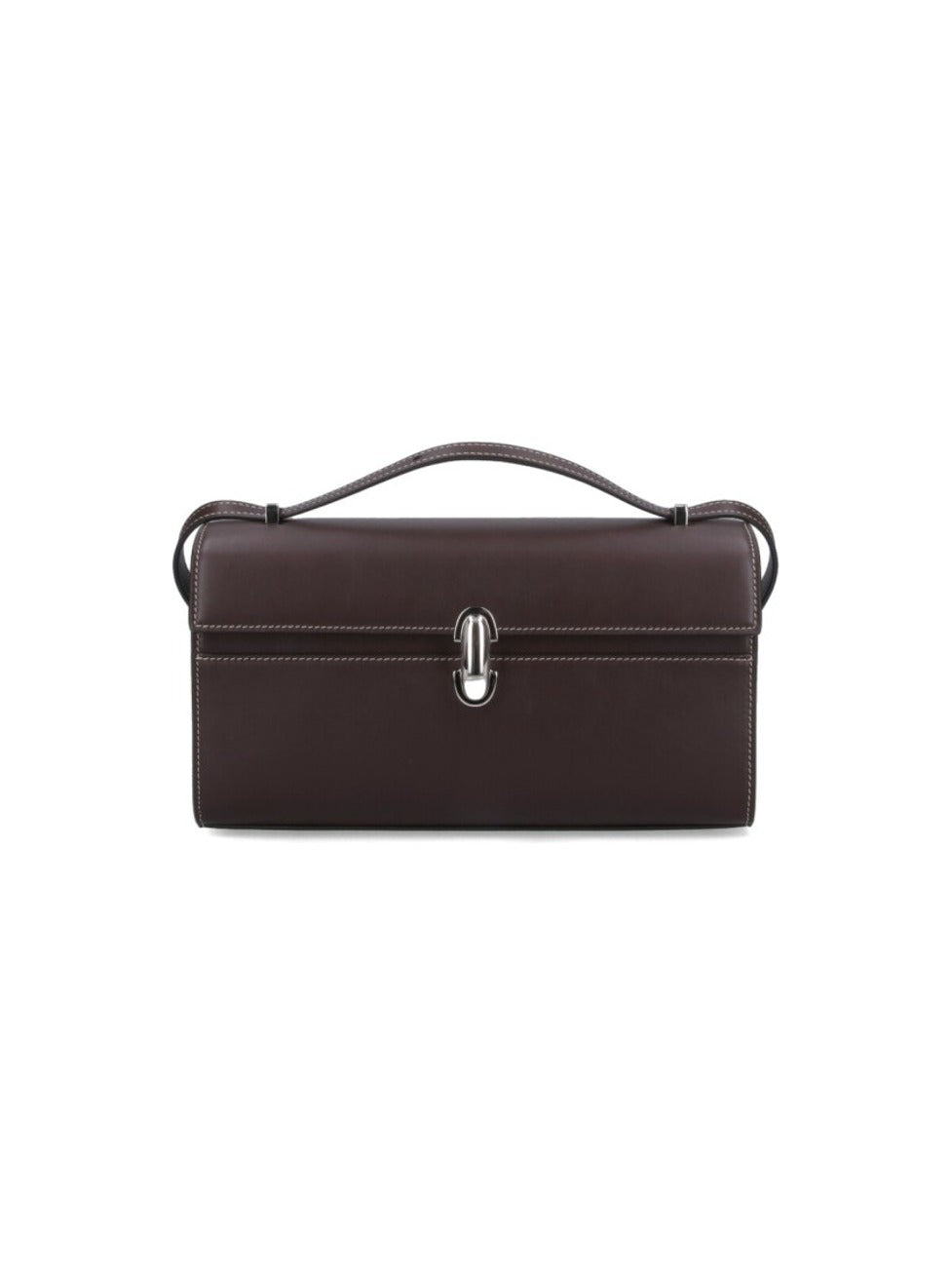 Symmetry 26 Leather Crossbody Bag With Turn-Lock Closure