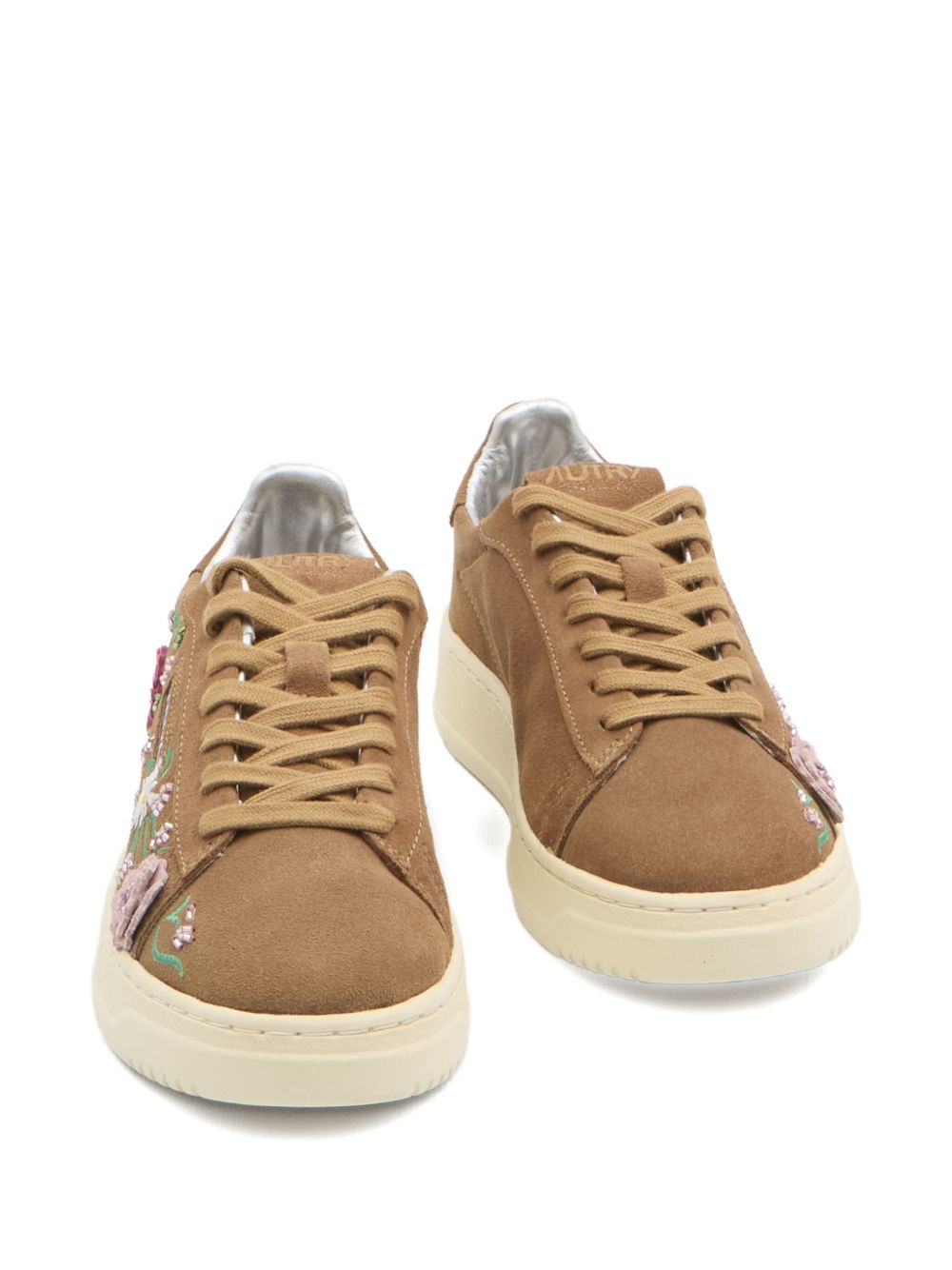 Brown Suede Dallas Low Sneakers