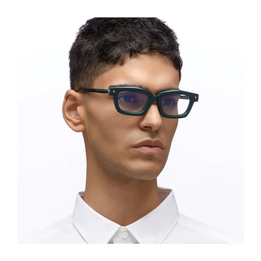Mask P25 Forest Green Acetate Mask P25 Optical Frame