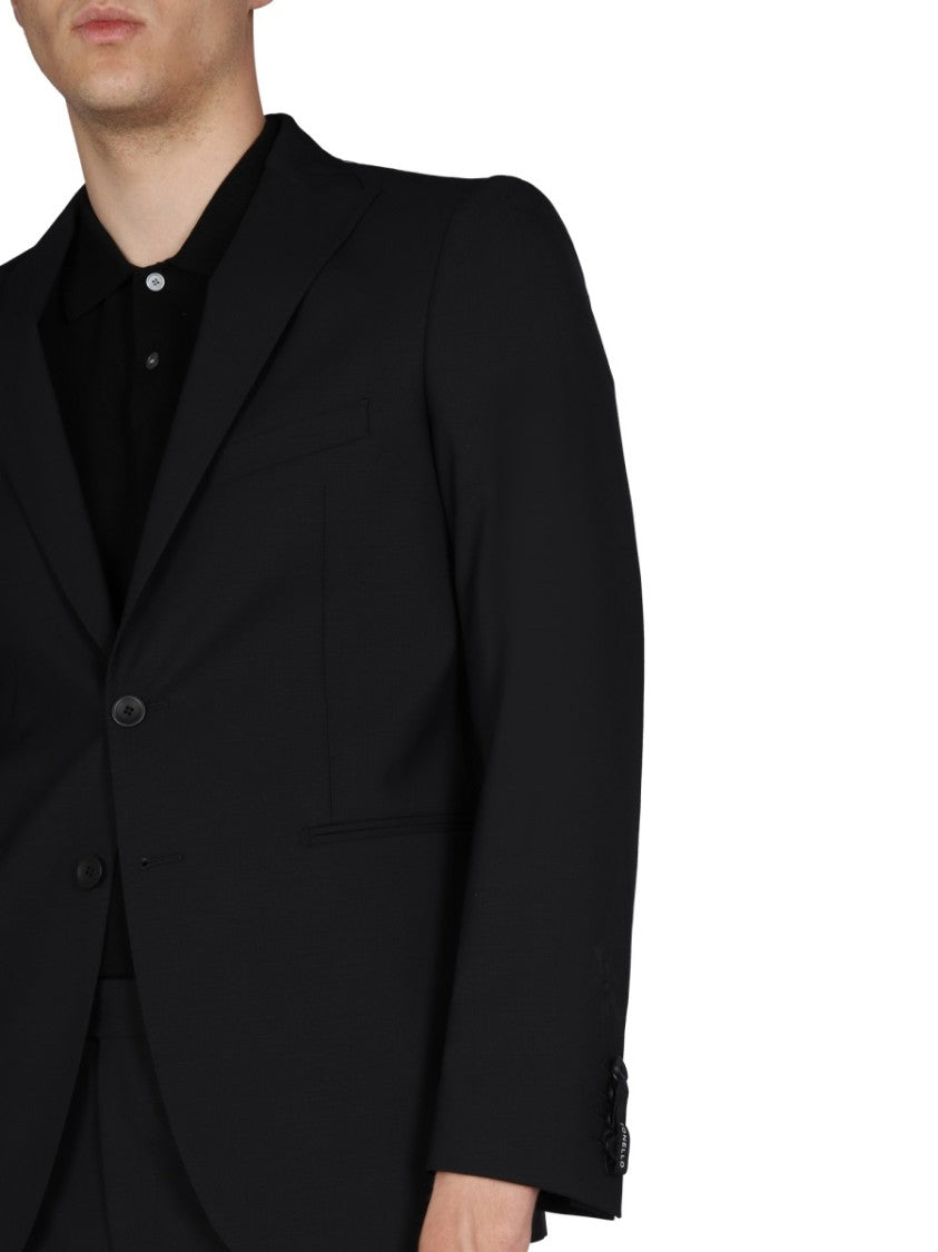 Tailored Black Wool Jacket