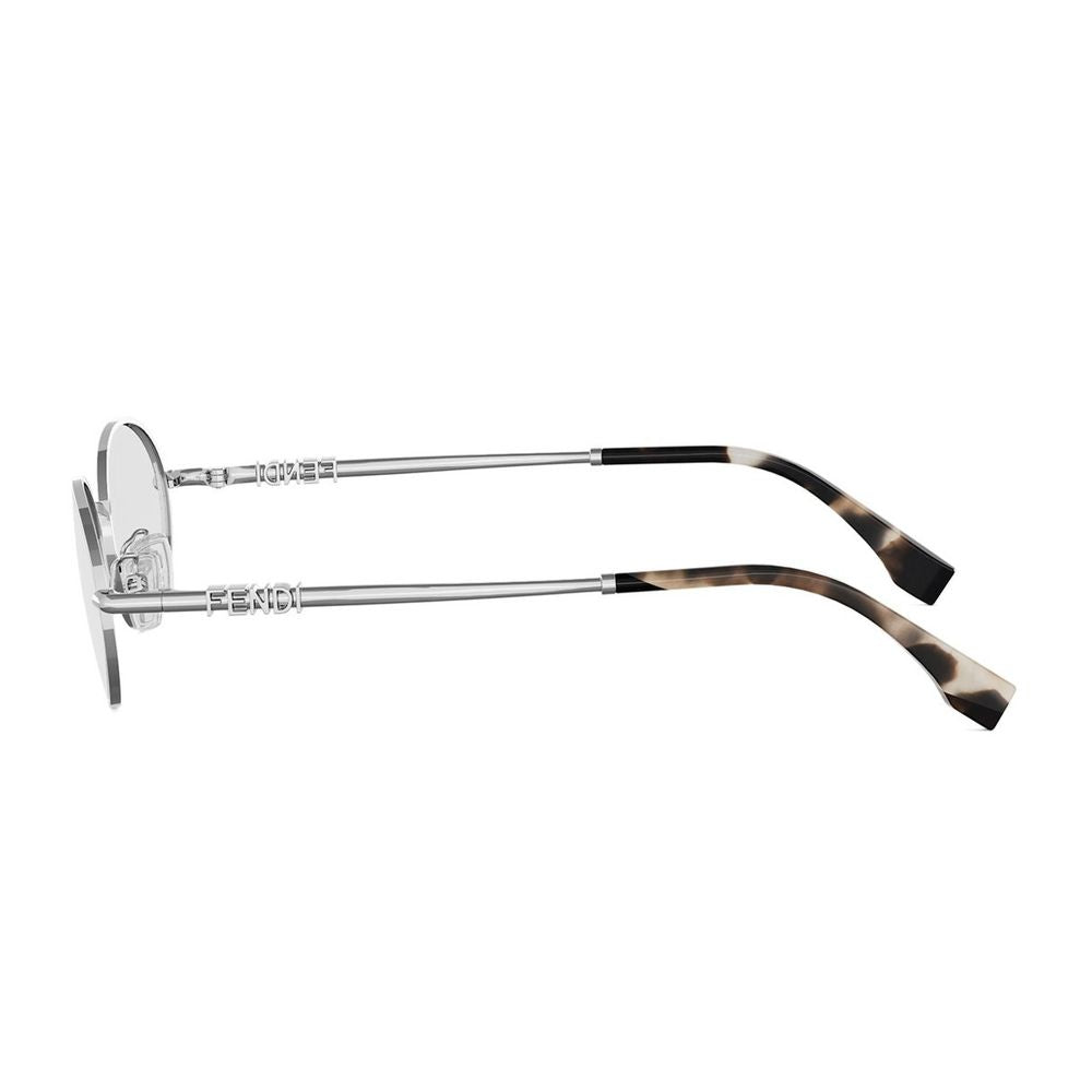 Fe50140U Fendigraphy Oval Silver Glasses