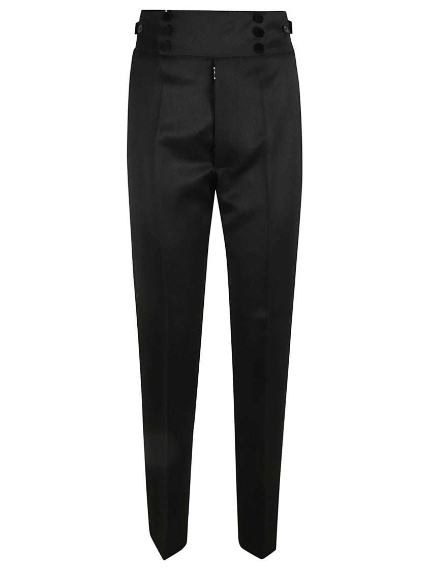 Tailored Black Trousers With High Waist