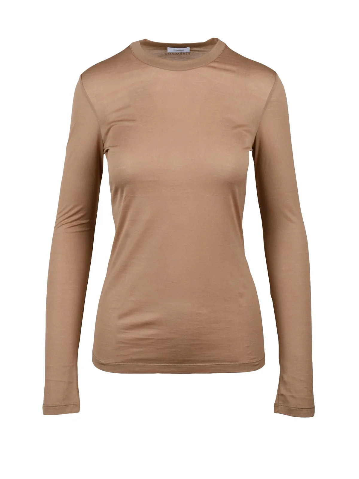 Beige Cotton T-Shirt