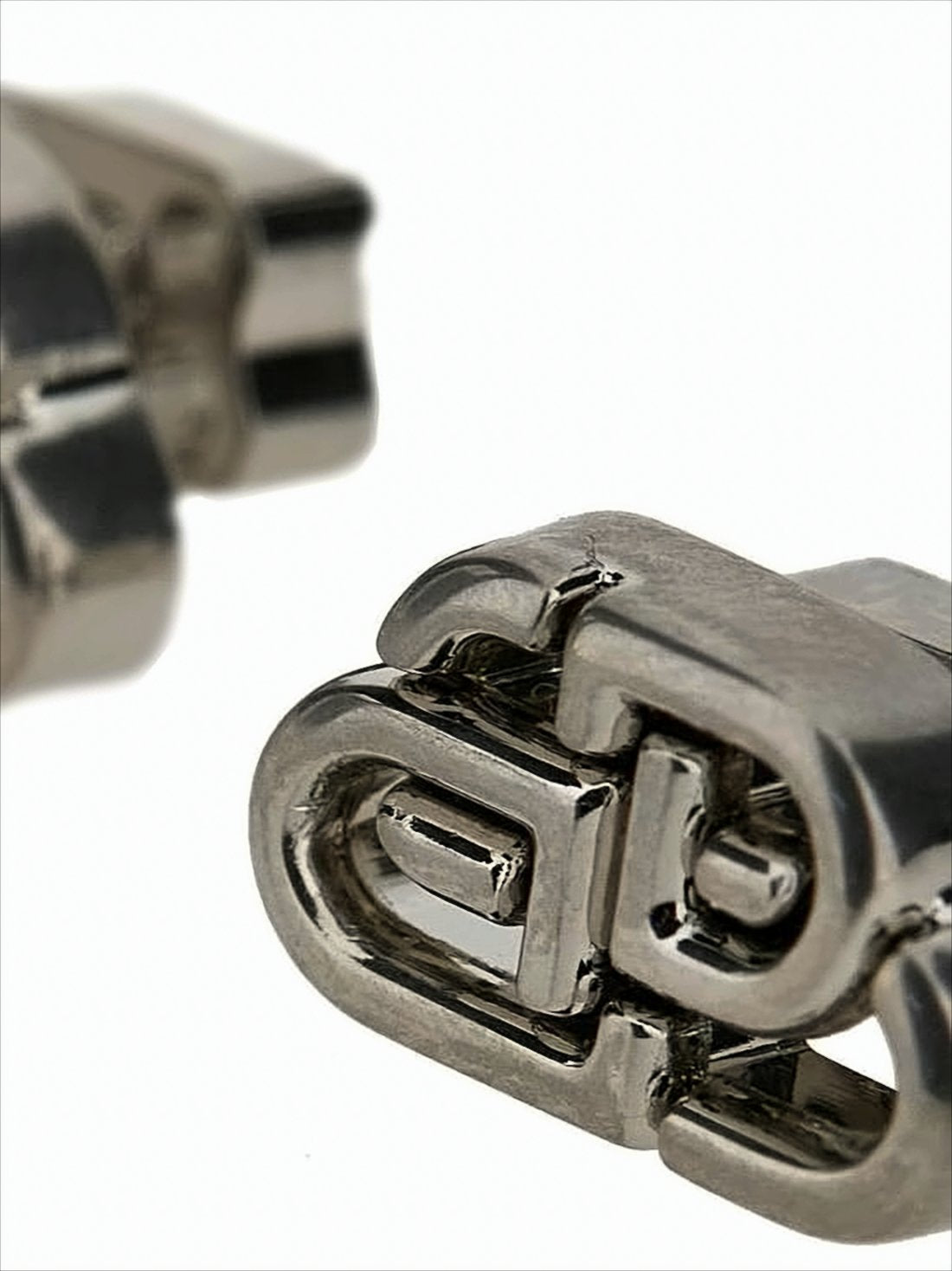 Interlocking Double 'B' Cufflinks with Polished Finish