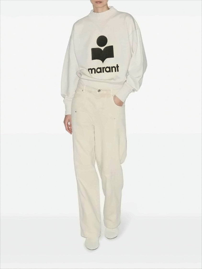 Relaxed Fit Long-Sleeve Sweatshirt with Graphic Logo