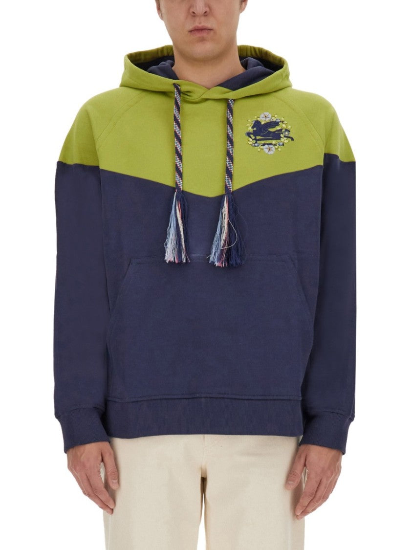 Color-Block Hooded Sweatshirt