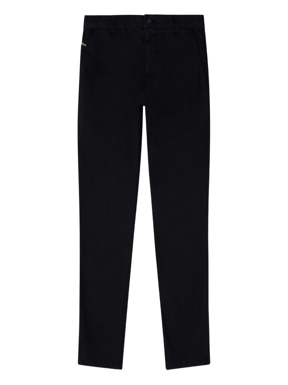 Sleek Black Trousers with Utility Pocket