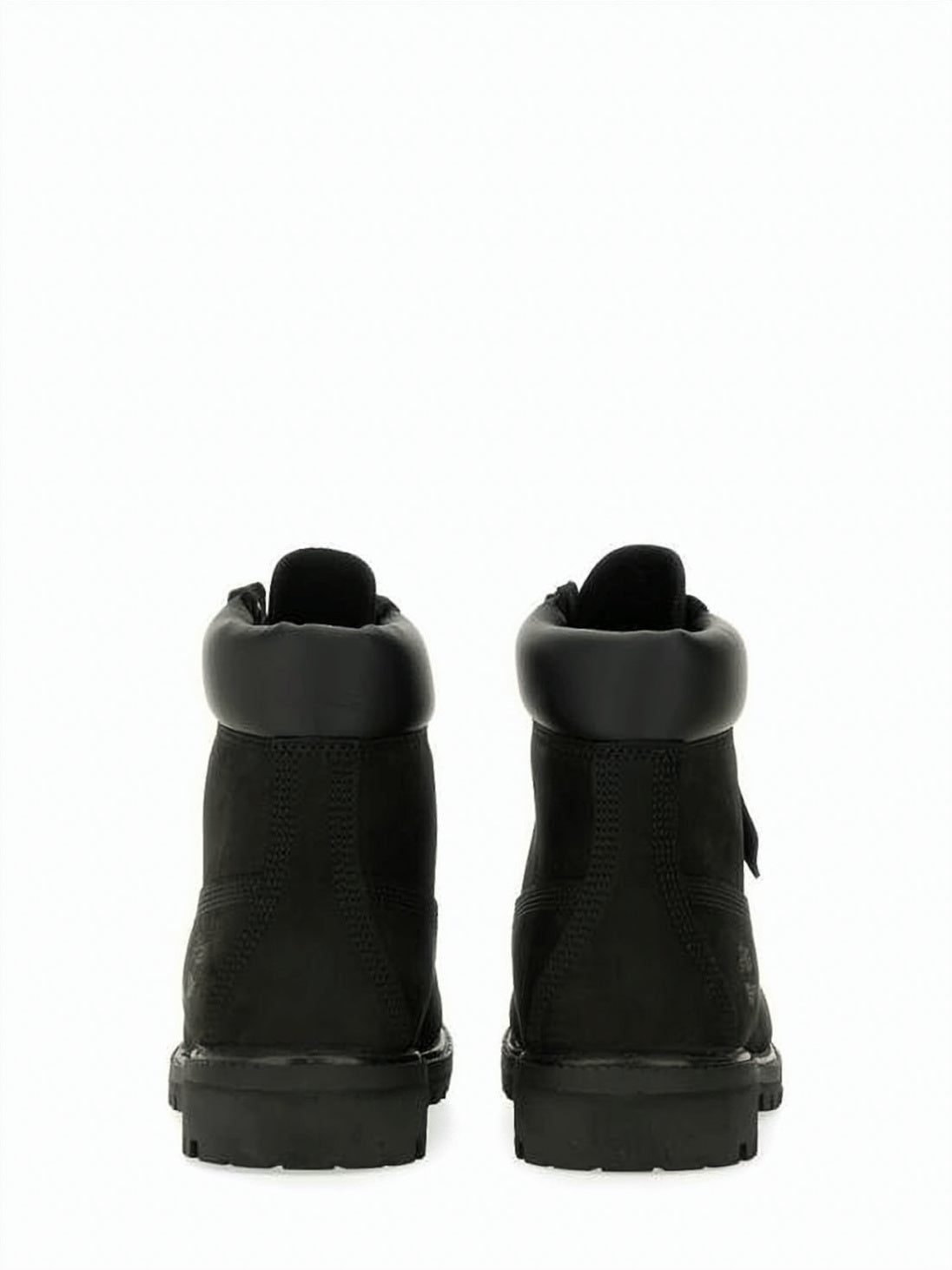 Durable Black Ankle Boots with Padded Collar and Rugged Sole