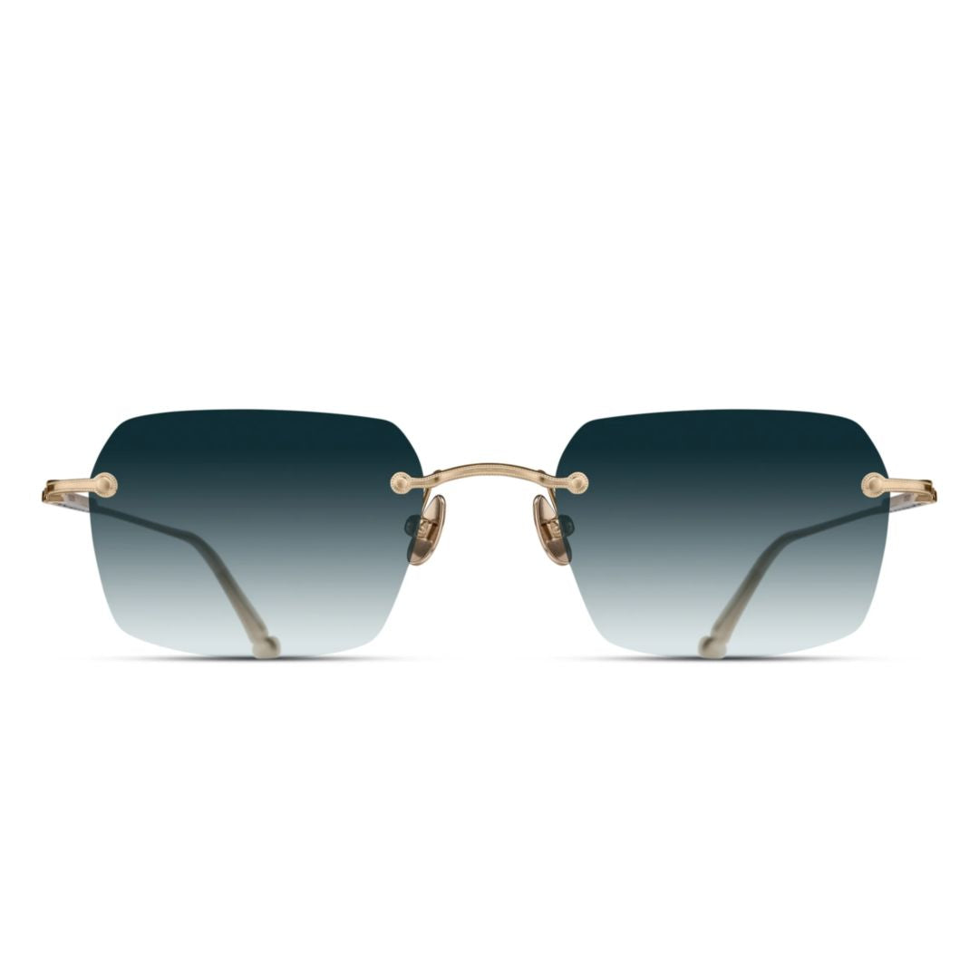 M5008.Sg Rimless Sunglasses with Rectangular Gradient Lenses