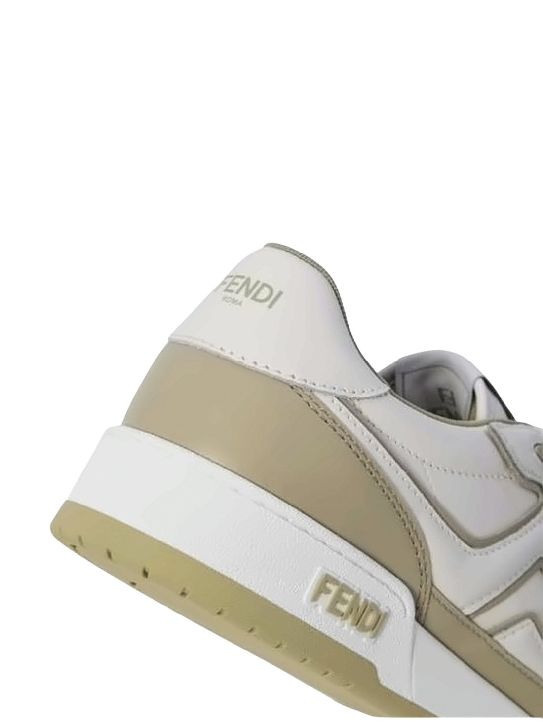 Low-Top Calf Leather Sneakers with Distinctive Logo