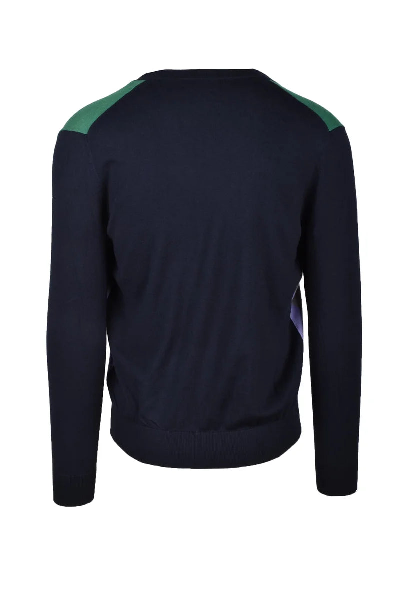 Cotton and Cashmere Cardigan - Blue