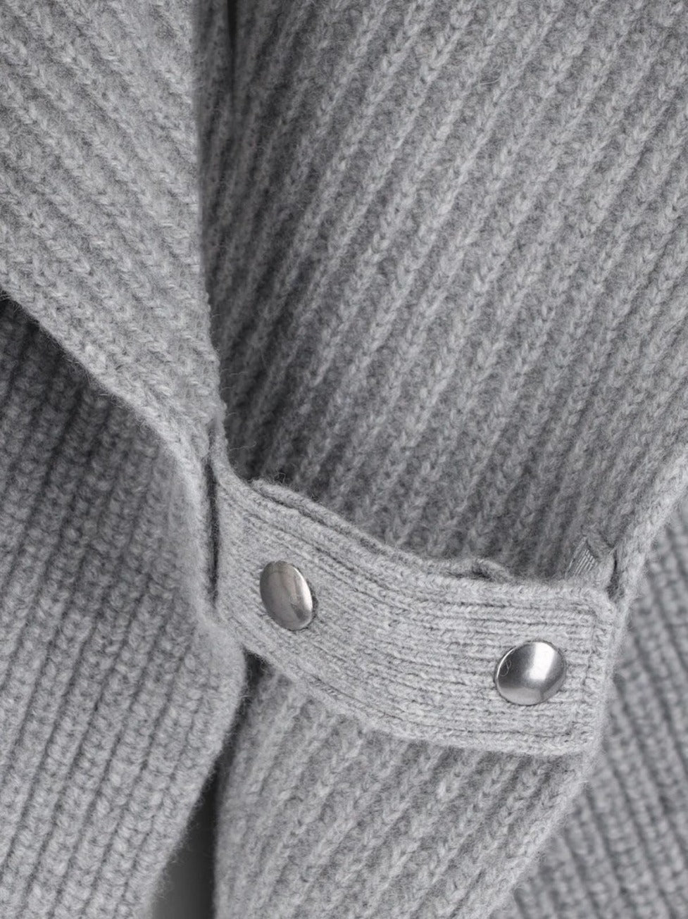 Wool And Cashmere Cape – Grey
