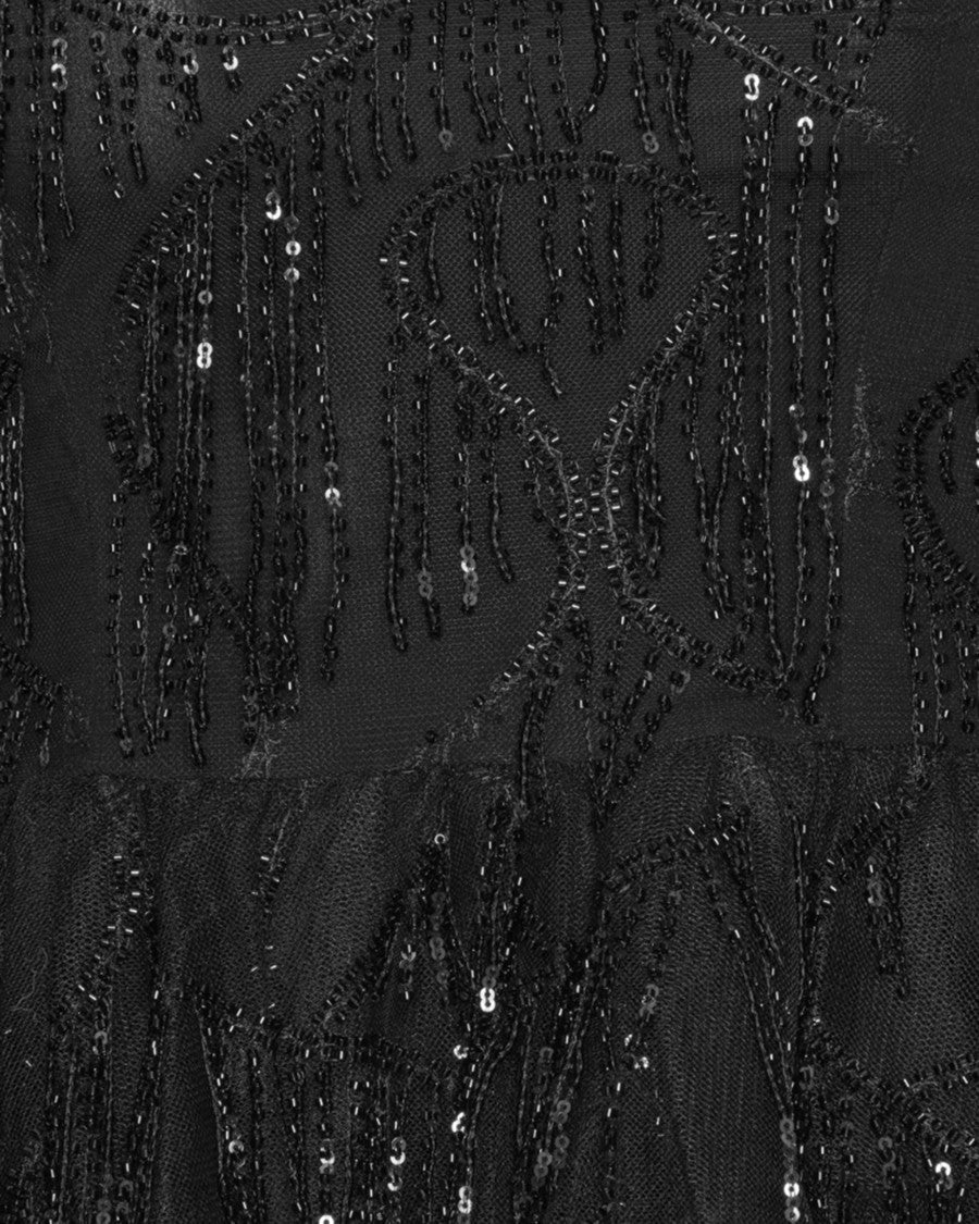 Black Sequin Top