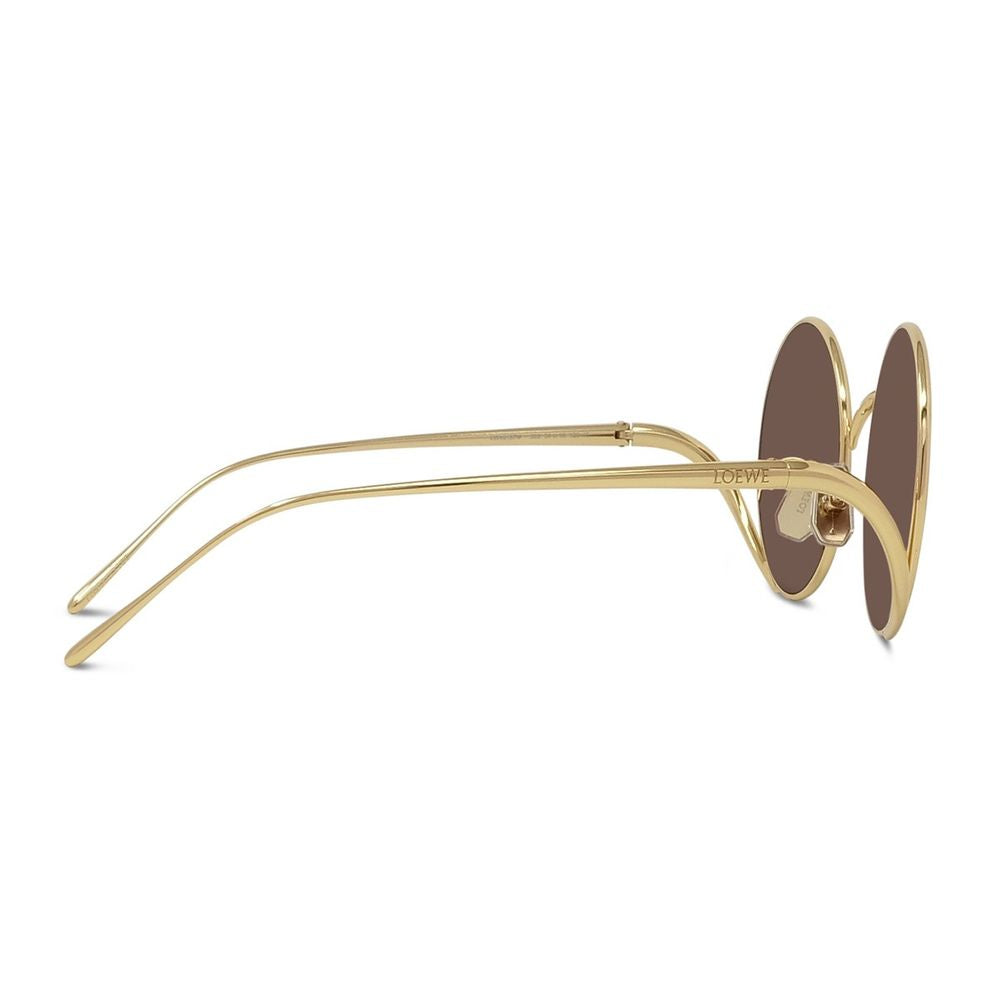 Round Sunglasses LW40187U Gold