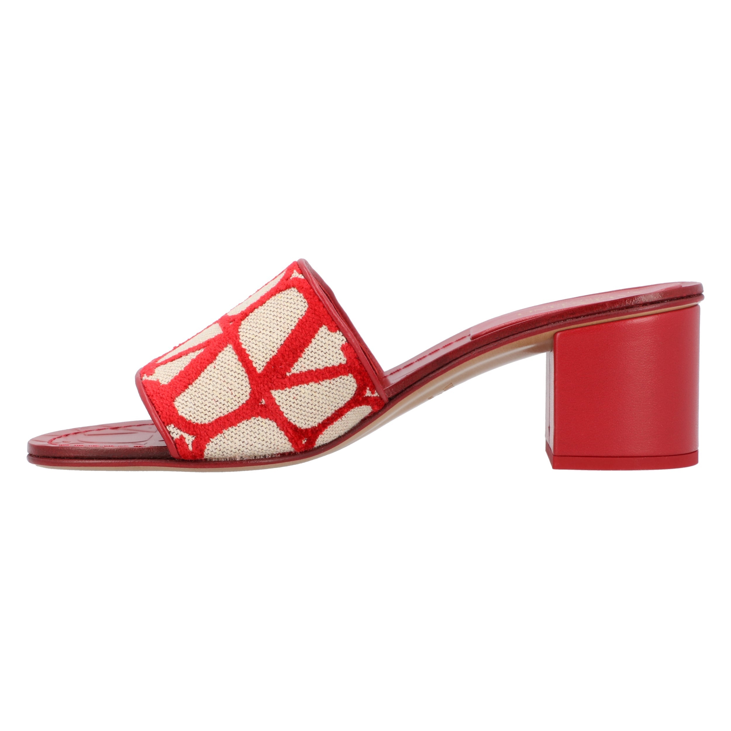 Vlogo Heel Slides Red