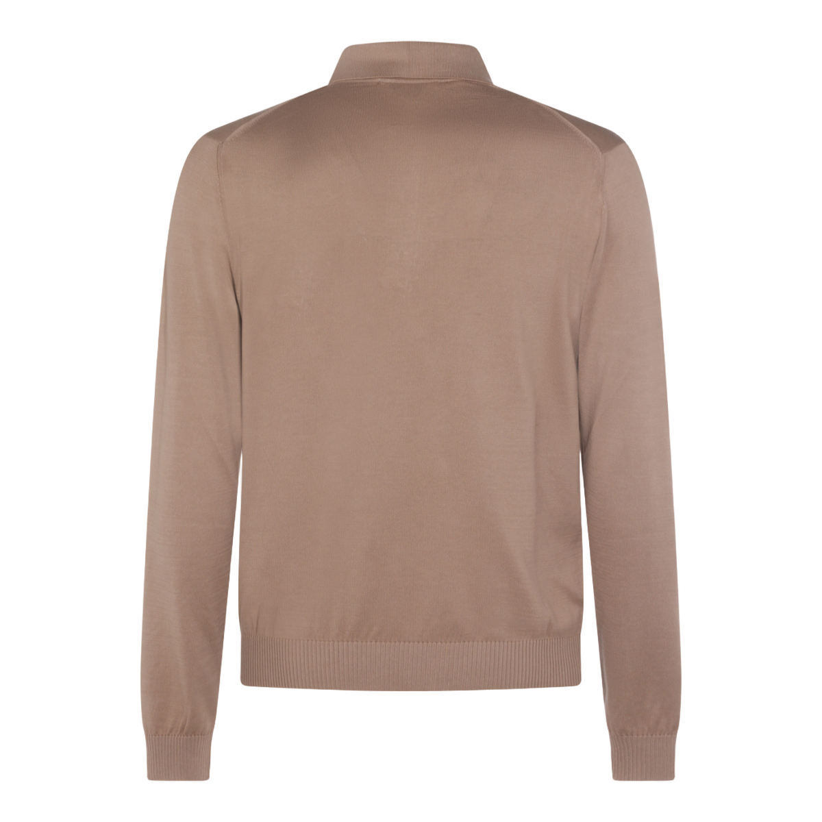 Rope-Inspired Long-Sleeve Polo