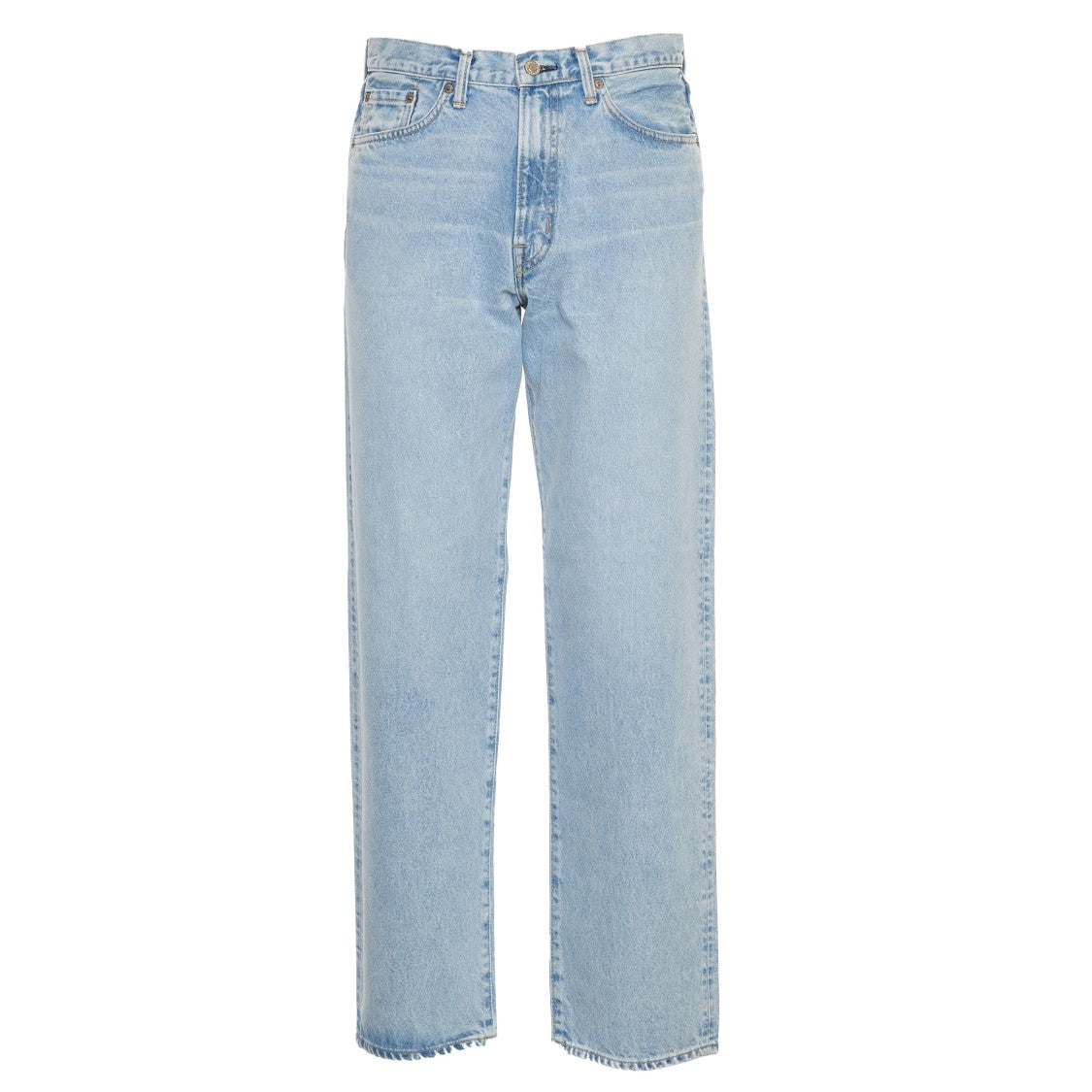 Loose-Fit Denim Jeans With Contrasting Embroidery