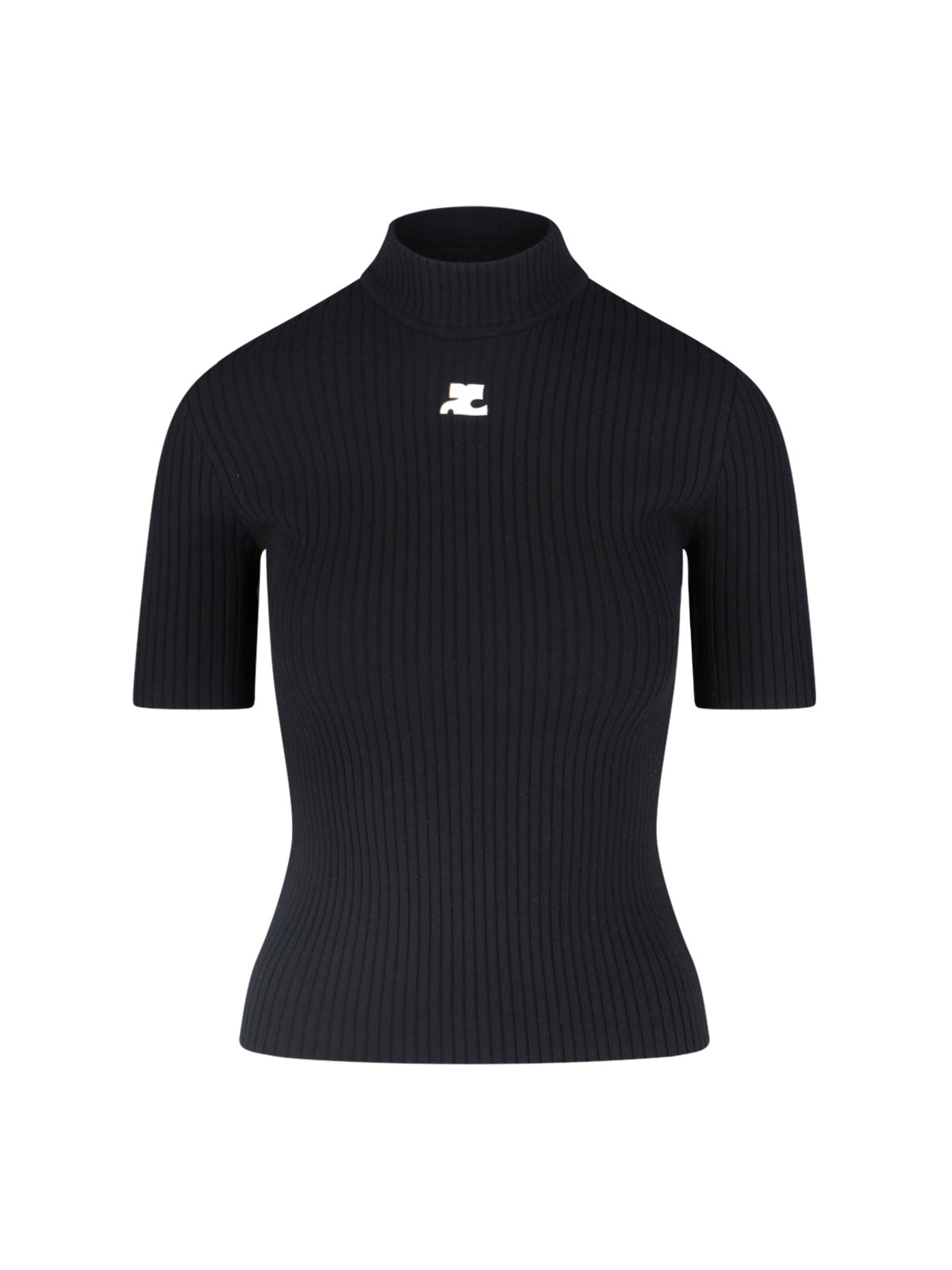"Reedition" Ribbed Sweater, In Black Fabric