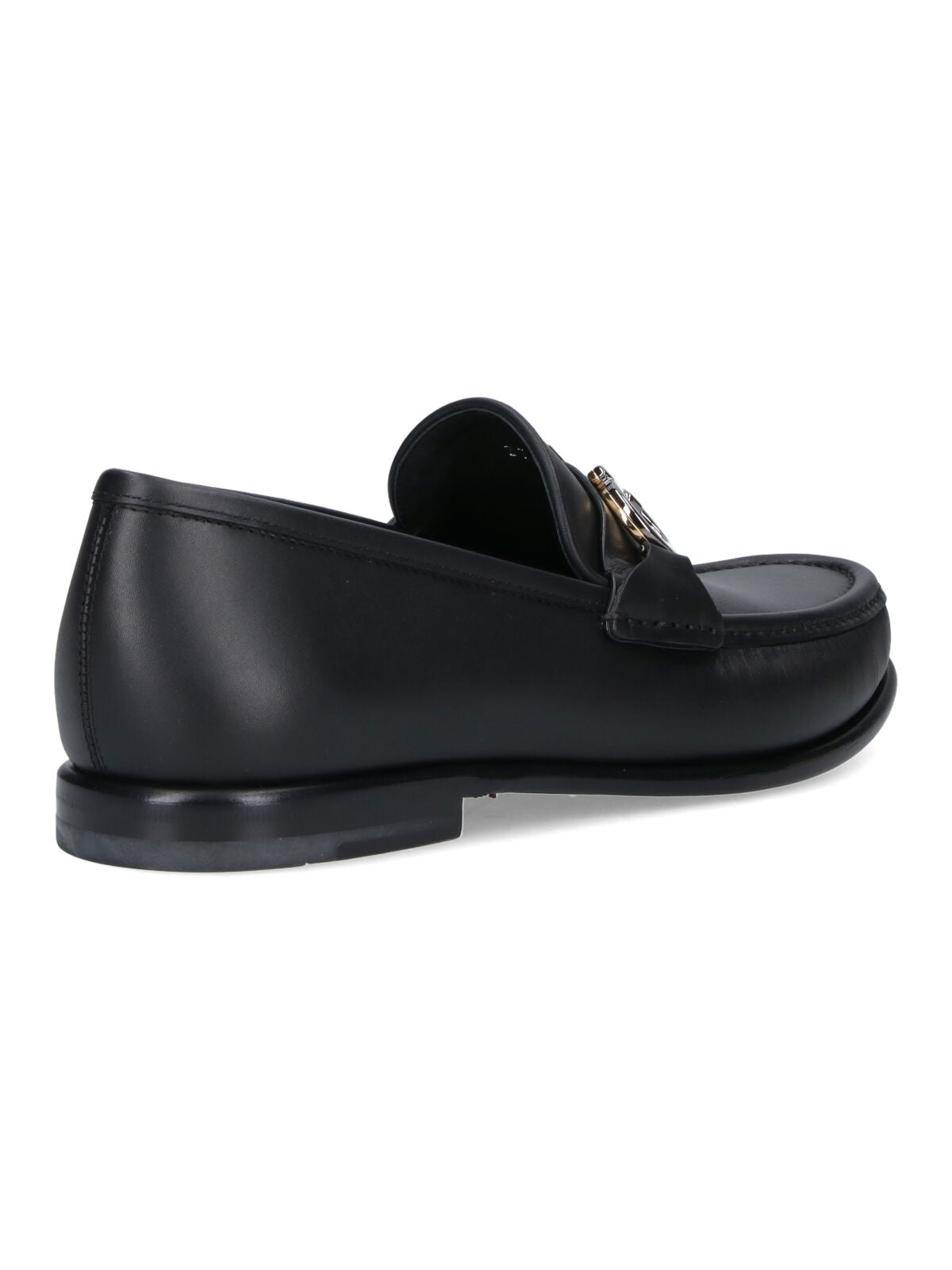 Moccasins with Reversible Silver and Gold Hardware