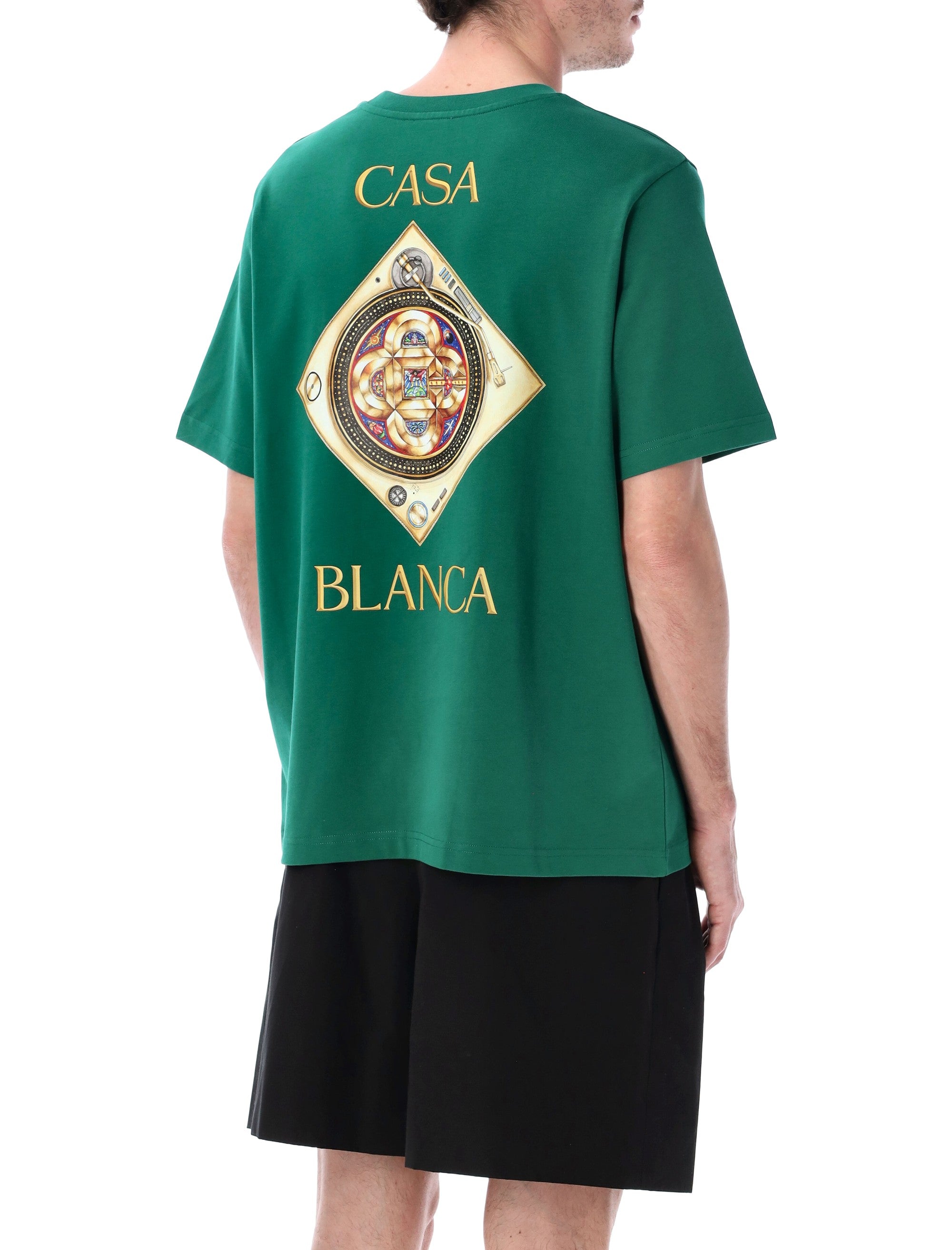 Plafond Orné De Musique Green T-Shirt
