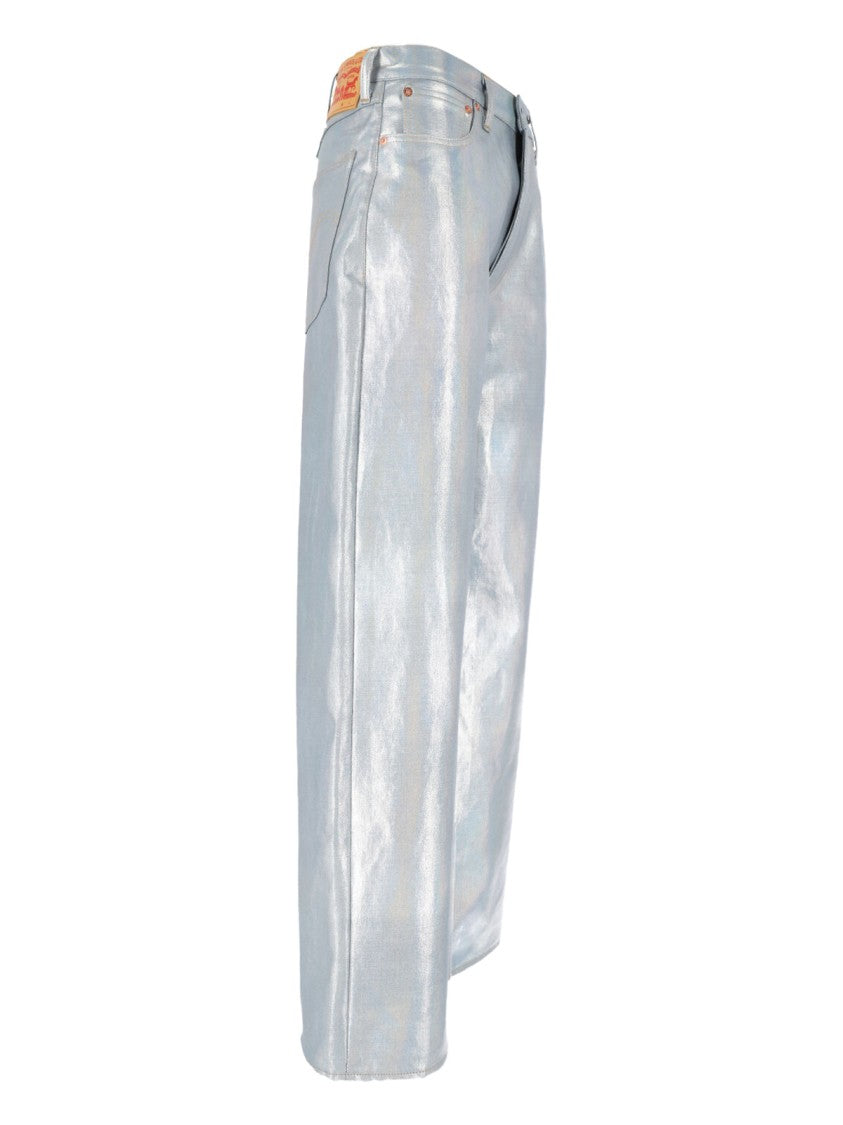 Metallic Jeans – Silver
