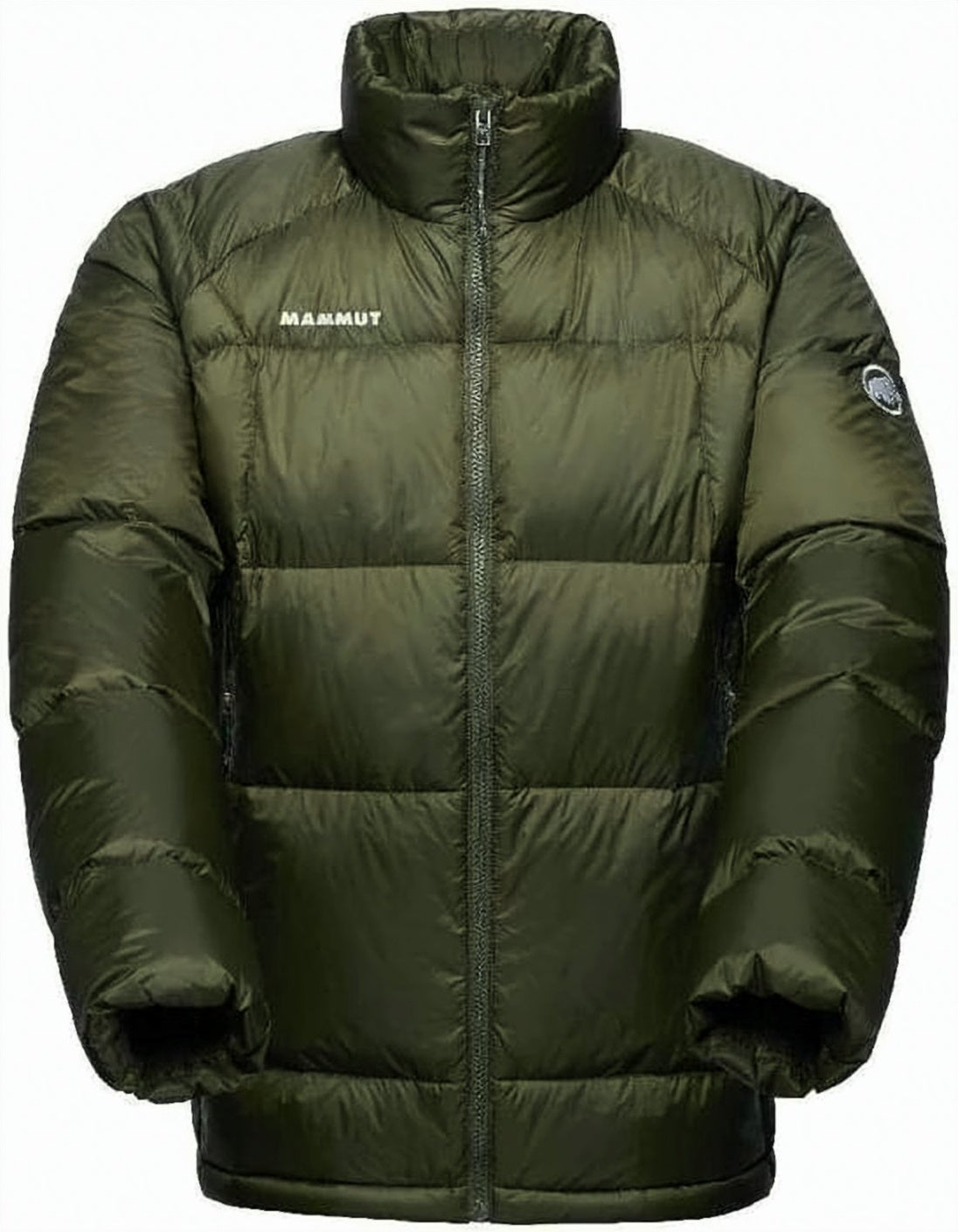 Quilted Green Down Jacket