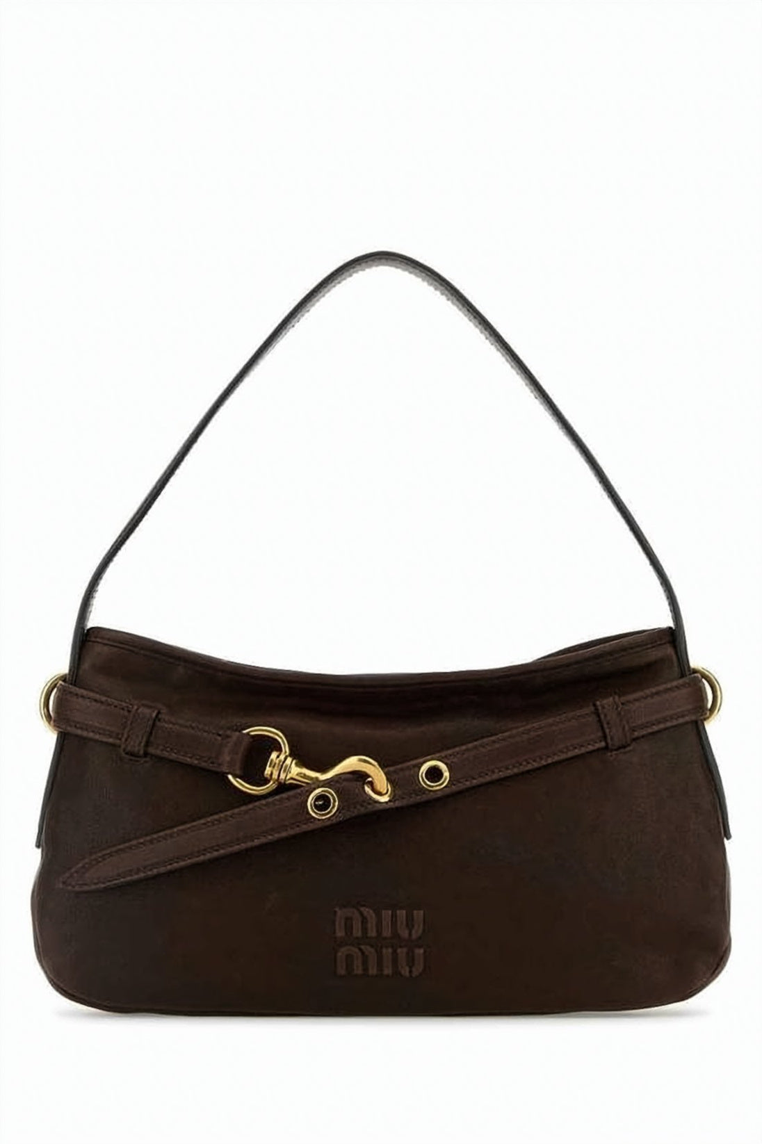 Structured Lambskin Shoulder Bag